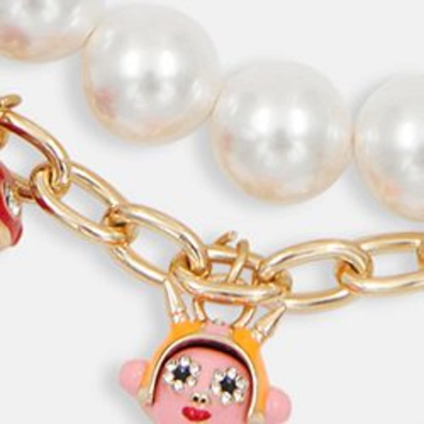 ESSENTIEL ANTWERP Halskette IMANY: GELB/ WEISS