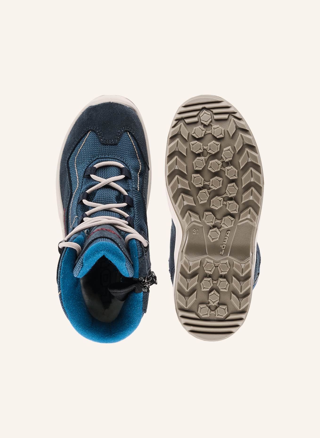 LOWA Outdoor-Schuhe LINO GTX HI JR: BLAU