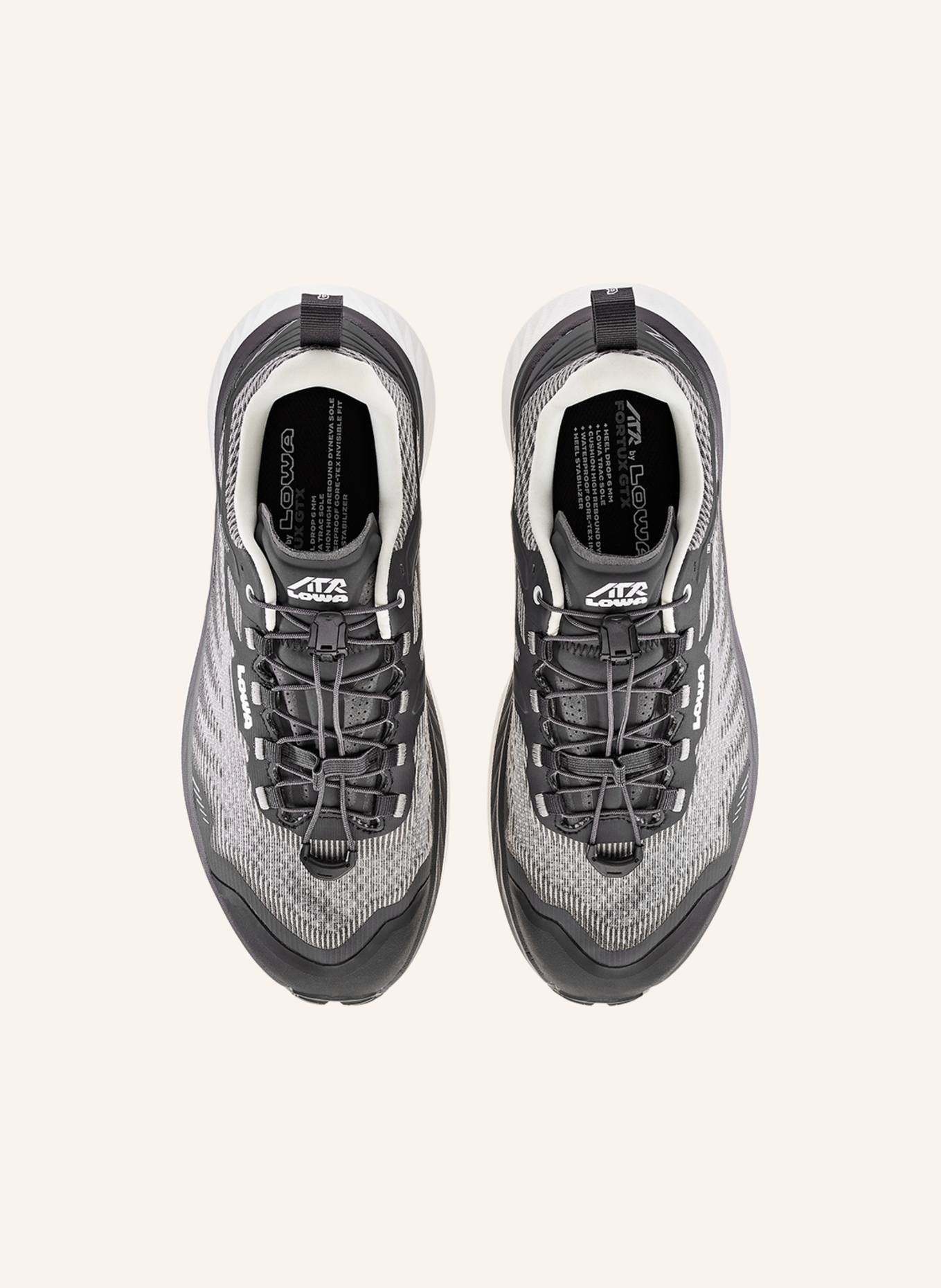 LOWA Trailrunning-Schuhe FORTUX GTX: SCHWARZ