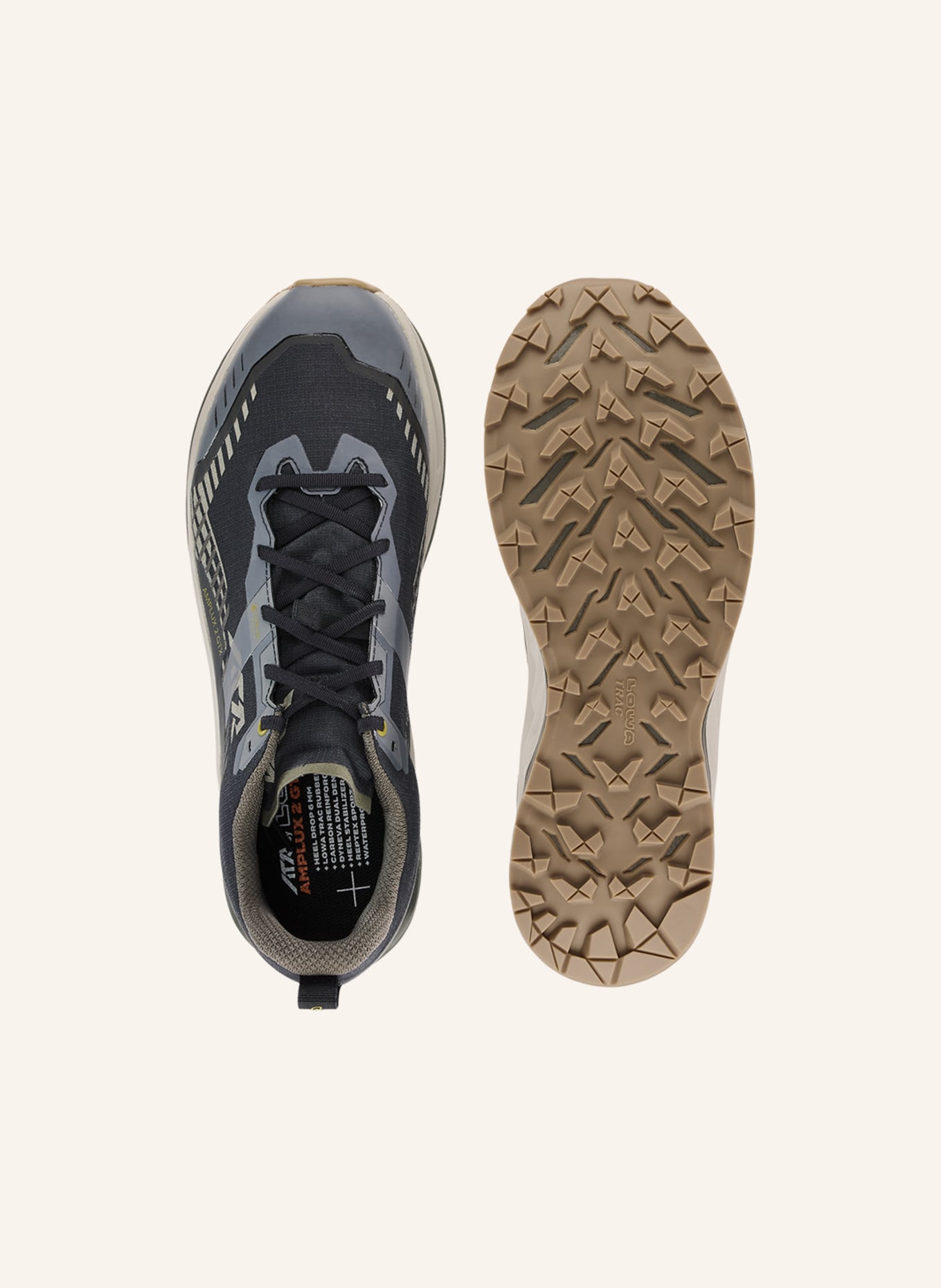 LOWA Trailrunning-Schuhe AMPLUX 2 GTX: SCHWARZ
