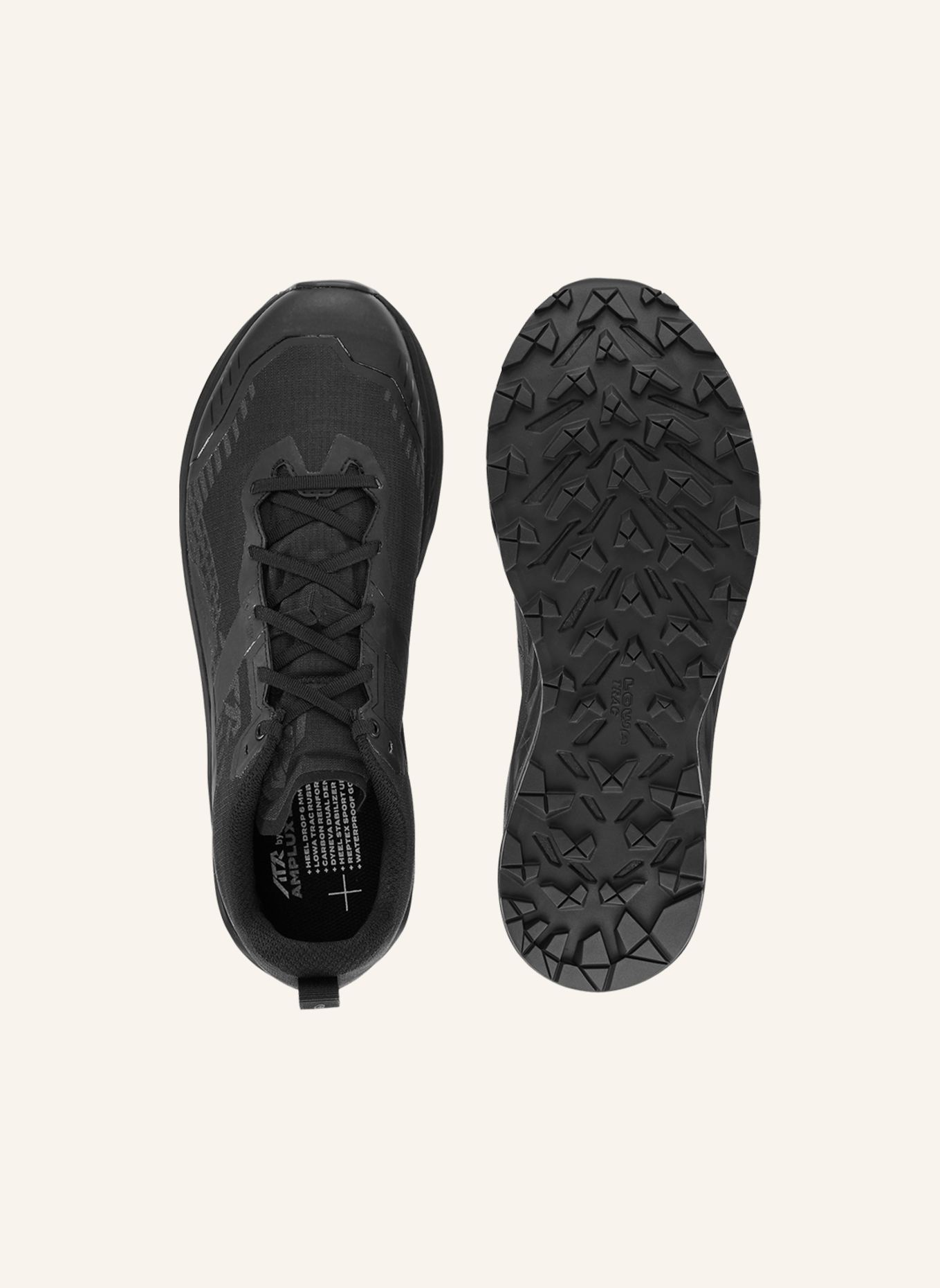 LOWA Trailrunning-Schuhe AMPLUX 2 GTX: SCHWARZ