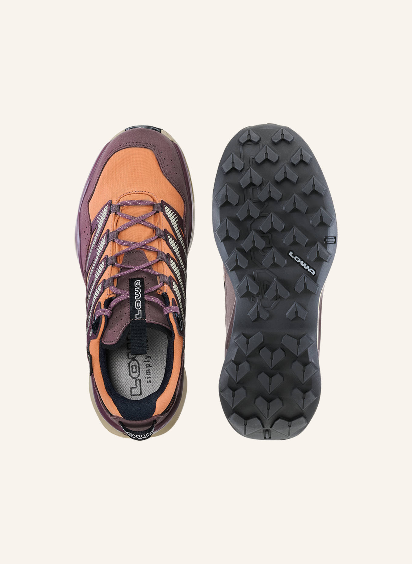 LOWA Wanderschuhe MADDOX PRO GTX LO: ROT