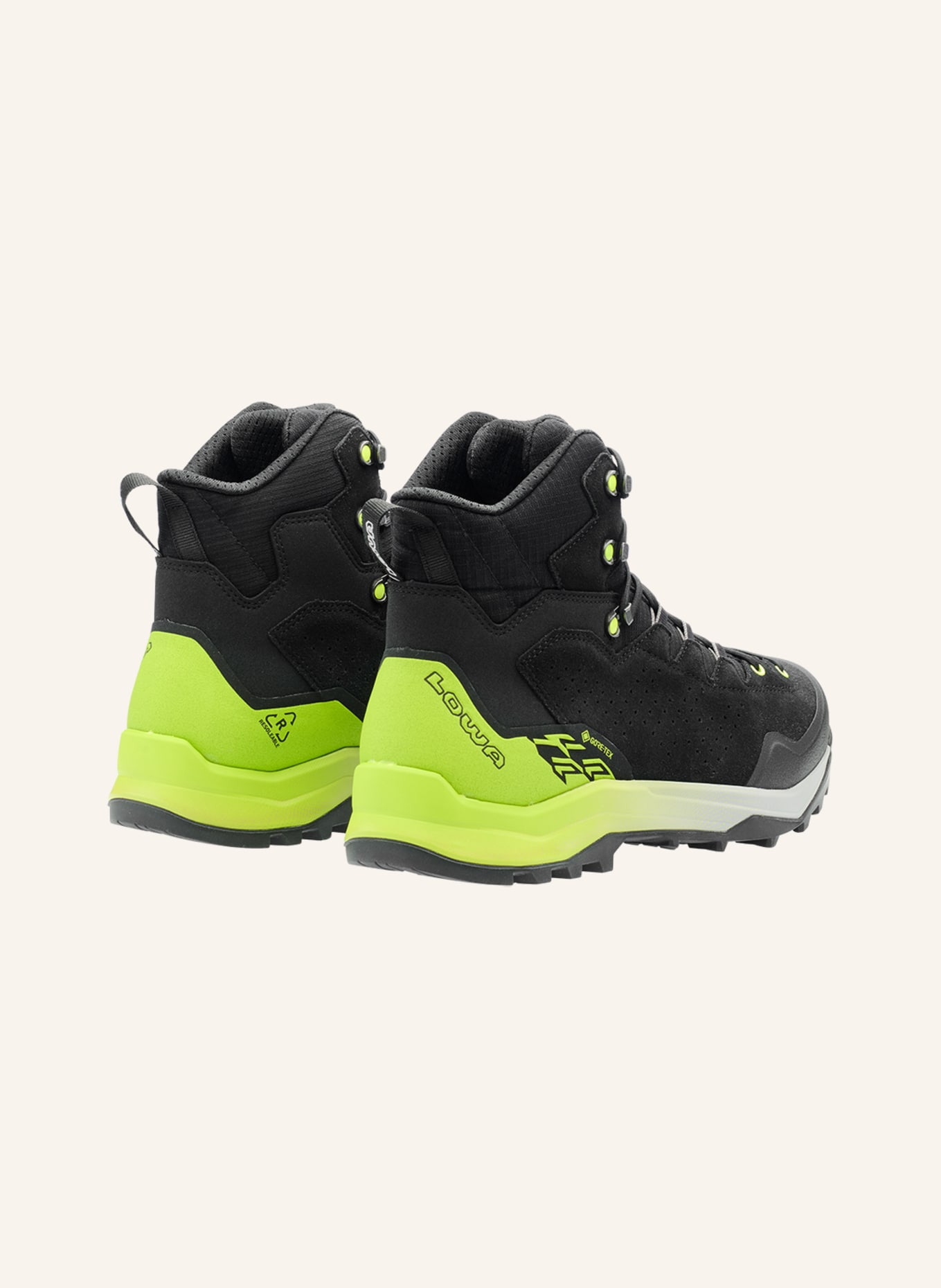 LOWA Bergschuhe GTX MID: SCHWARZ