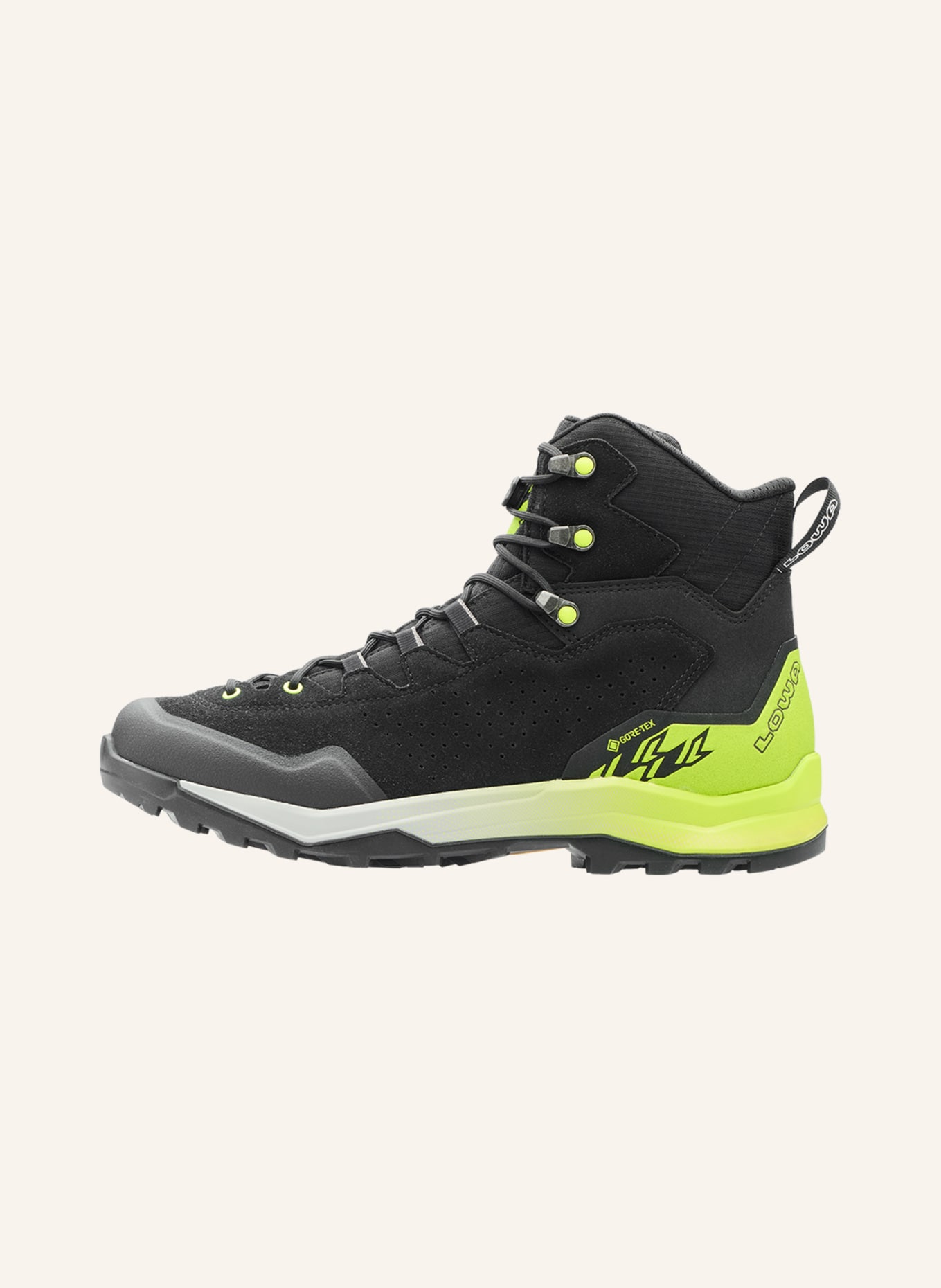 LOWA Bergschuhe GTX MID: SCHWARZ