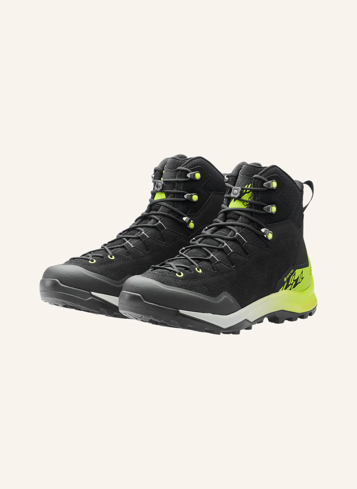 LOWA Bergschuhe GTX MID: SCHWARZ