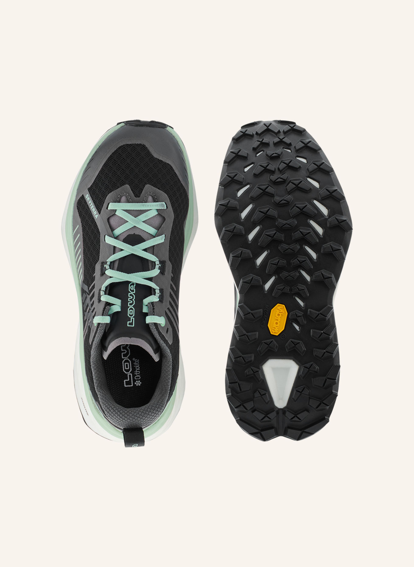 LOWA Trailrunning-Schuhe SKYTERRA Ws: SCHWARZ