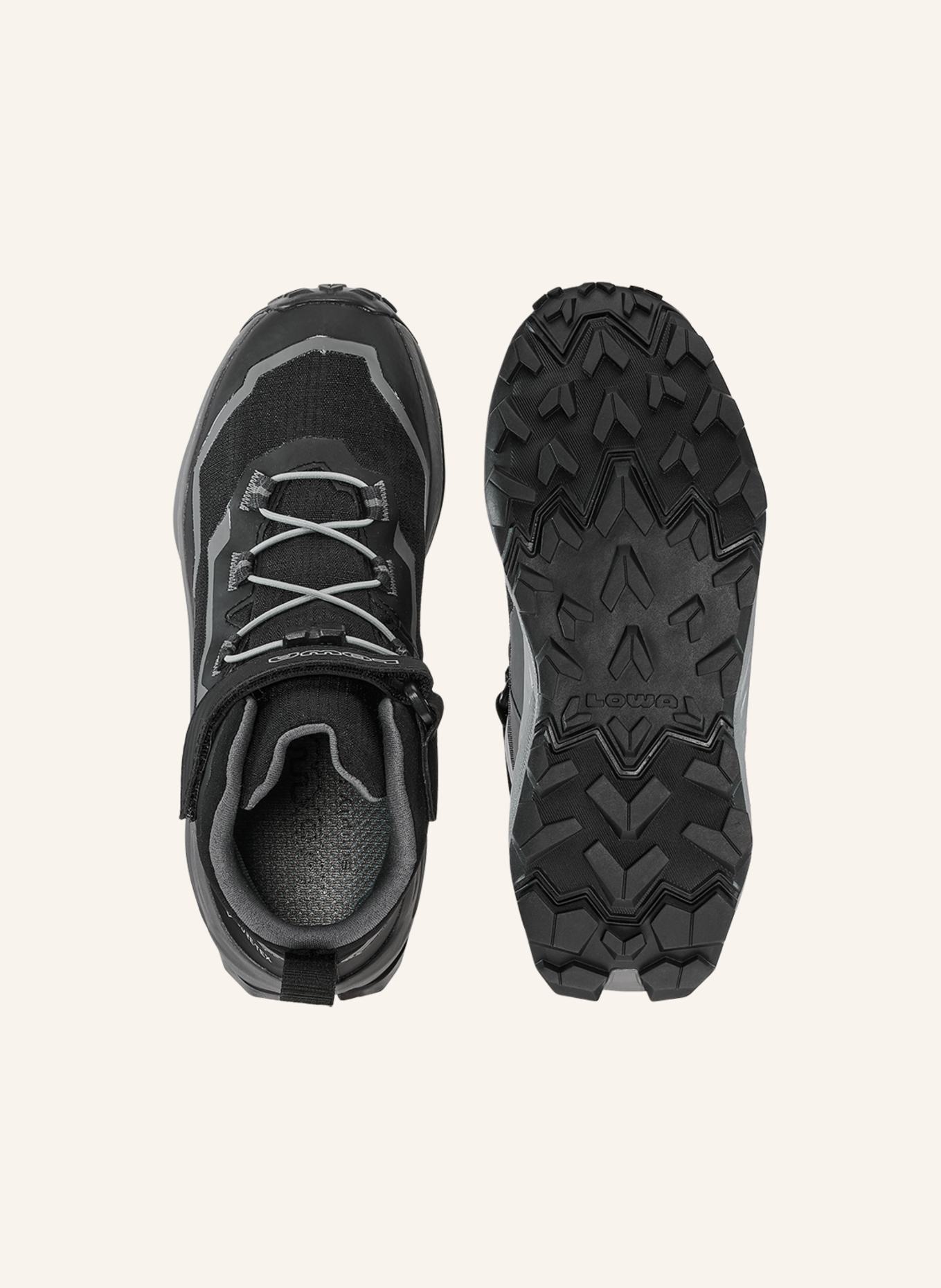 LOWA Outdoor-Schuhe TRAILUX GTX MID JR: SCHWARZ