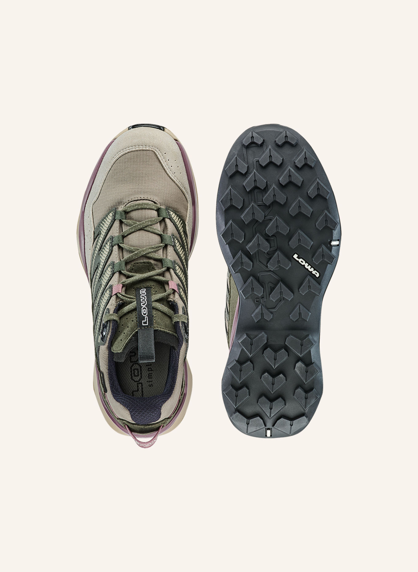 LOWA Wanderschuhe MADDOX PRO GTX LO WS: BEIGE