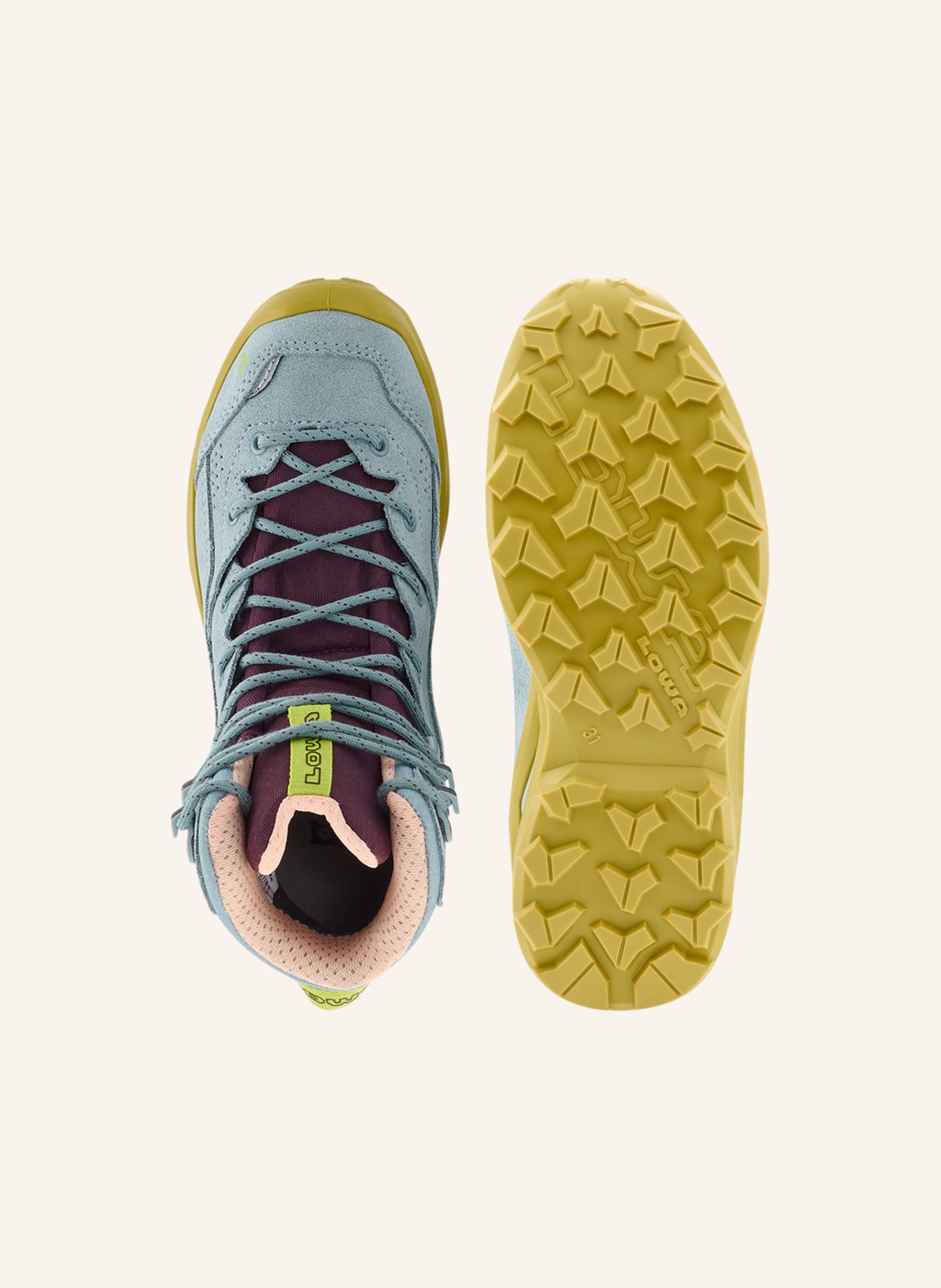 LOWA Outdoor-Schuhe WANDAX GTX MID JR NMK: GRÜN