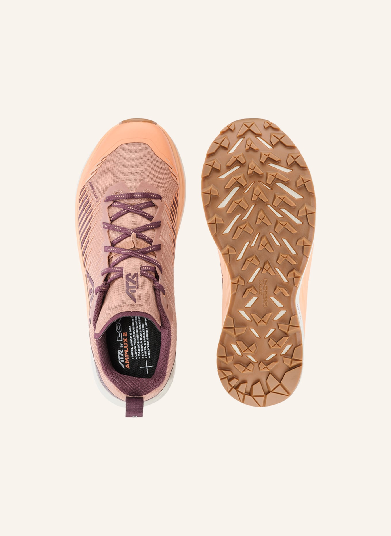 LOWA Trailrunning-Schuhe AMPLUX 2 Ws: ROT