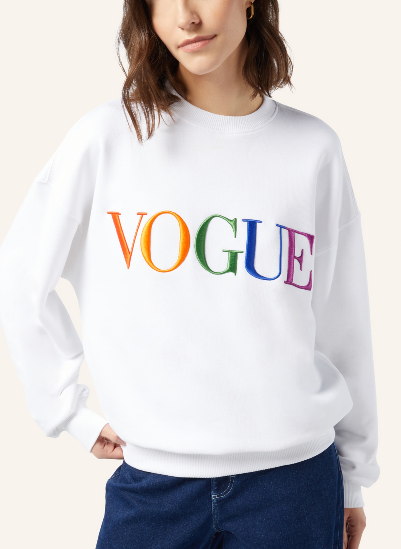 VOGUE COLLECTION Sweatshirt, Farbe: WEISS (Bild 3)