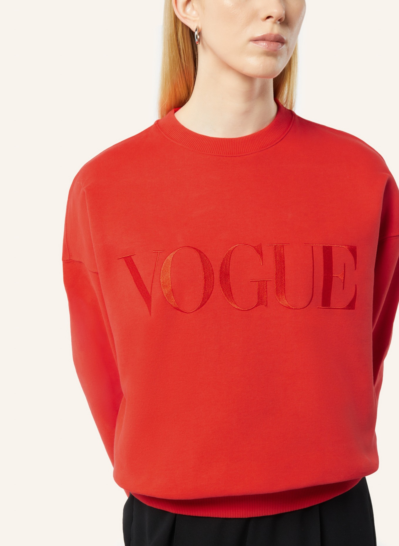 VOGUE COLLECTION Sweatshirt, Farbe: ROT (Bild 3)