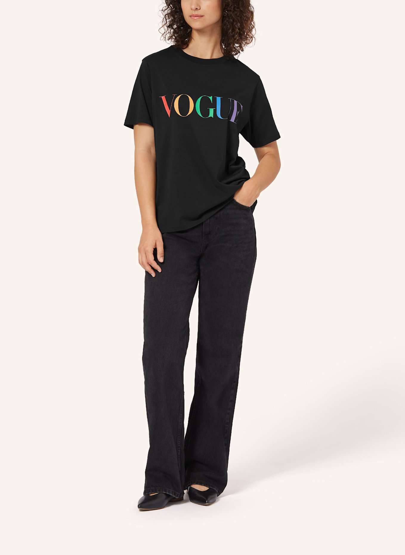 VOGUE COLLECTION T-Shirt, Farbe: SCHWARZ (Bild 4)