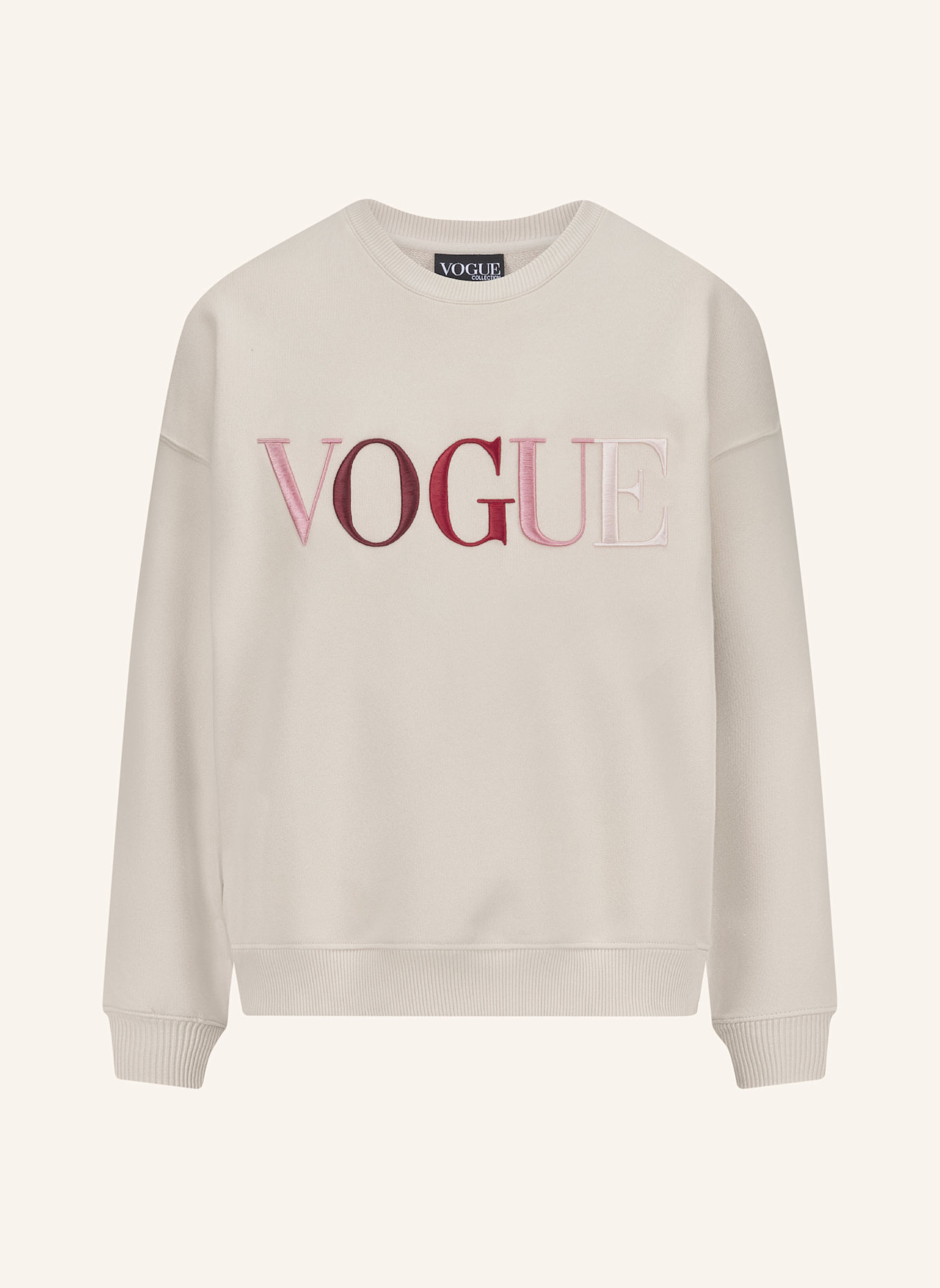 VOGUE COLLECTION Sweatshirt, Farbe: ECRU (Bild 1)