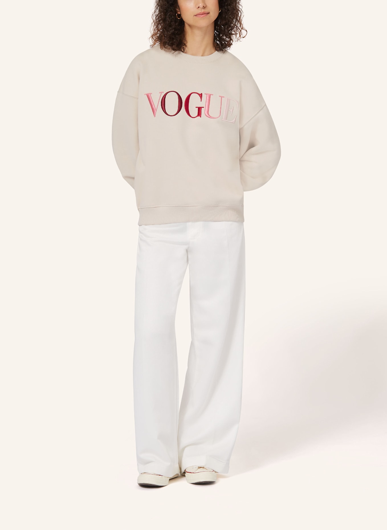 VOGUE COLLECTION Sweatshirt, Farbe: ECRU (Bild 4)