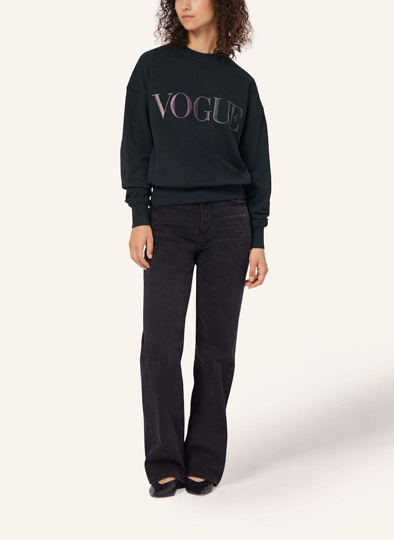 VOGUE COLLECTION Sweatshirt, Farbe: SCHWARZ (Bild 4)