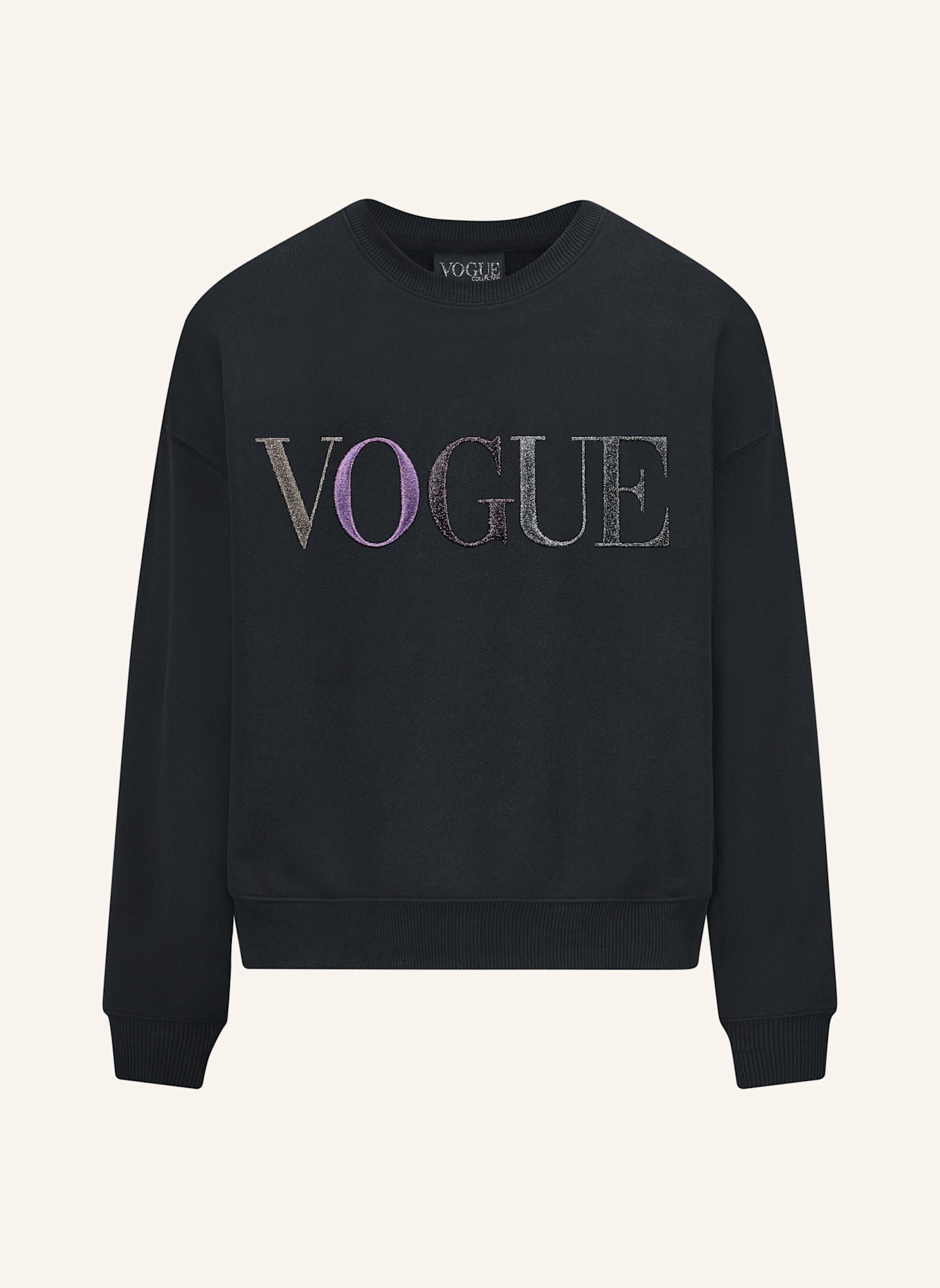 VOGUE COLLECTION Sweatshirt, Farbe: SCHWARZ (Bild 1)