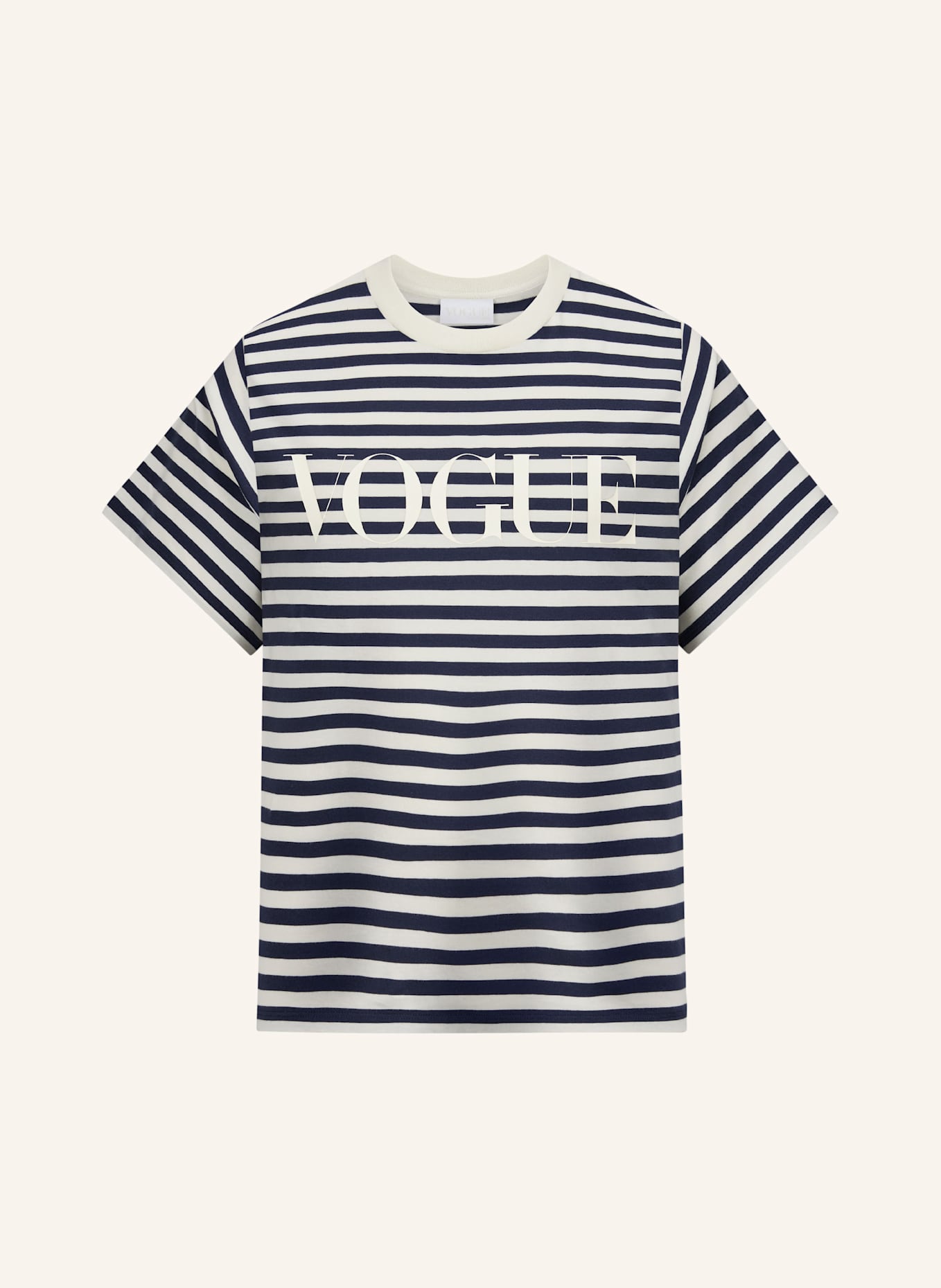 VOGUE COLLECTION T-Shirt, Farbe: BLAU/ BEIGE (Bild 1)