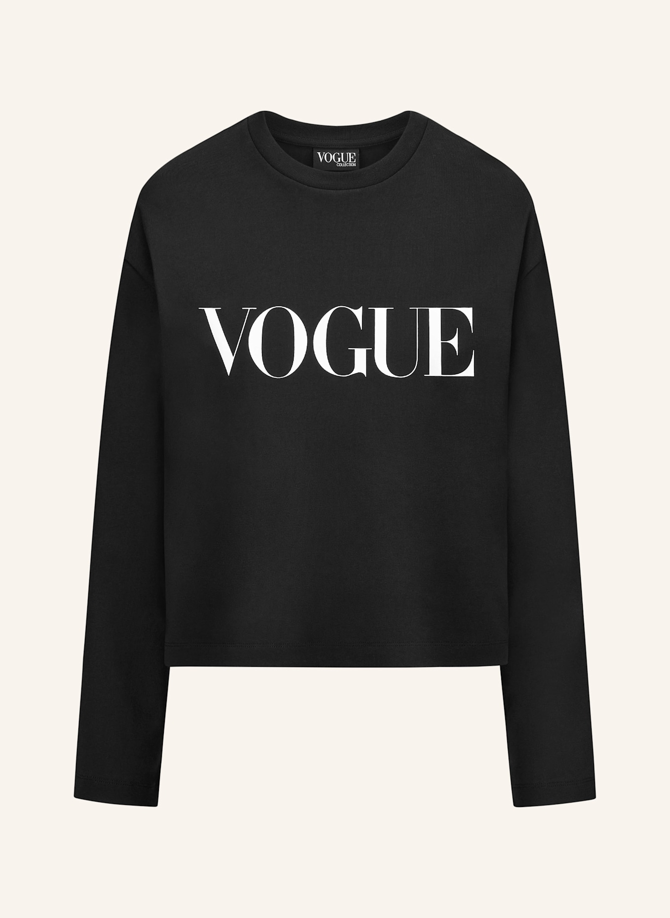 VOGUE COLLECTION Longsleeve, Farbe: SCHWARZ (Bild 1)