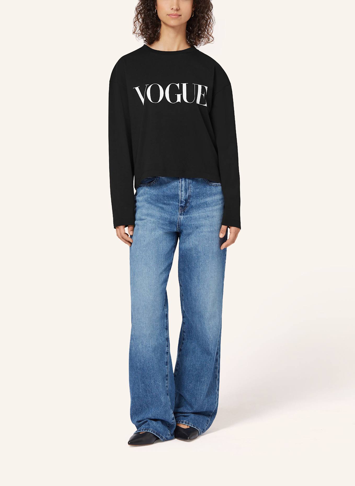 VOGUE COLLECTION Longsleeve, Farbe: SCHWARZ (Bild 4)