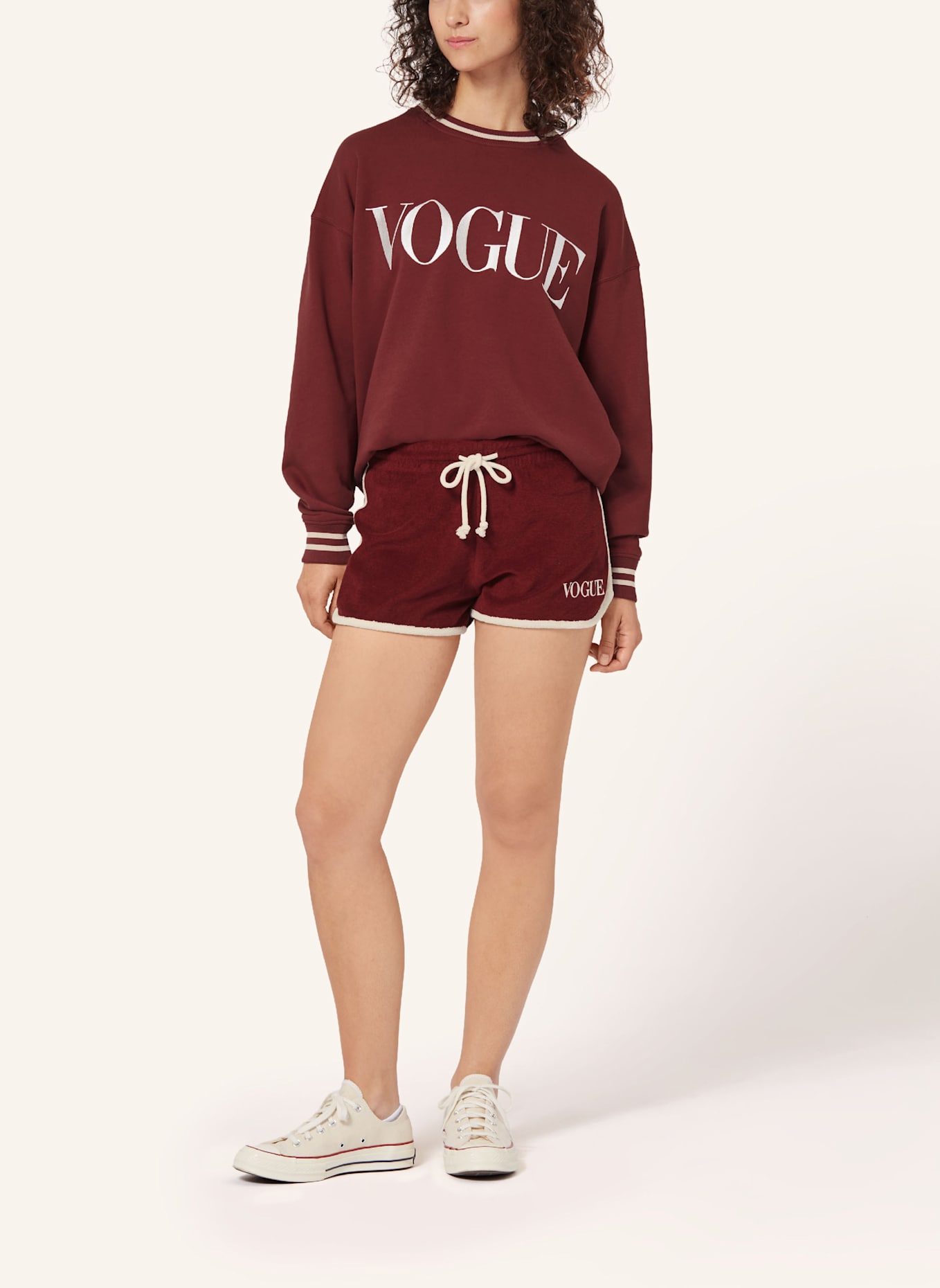 VOGUE COLLECTION Sweatshorts, Farbe: ROT (Bild 4)