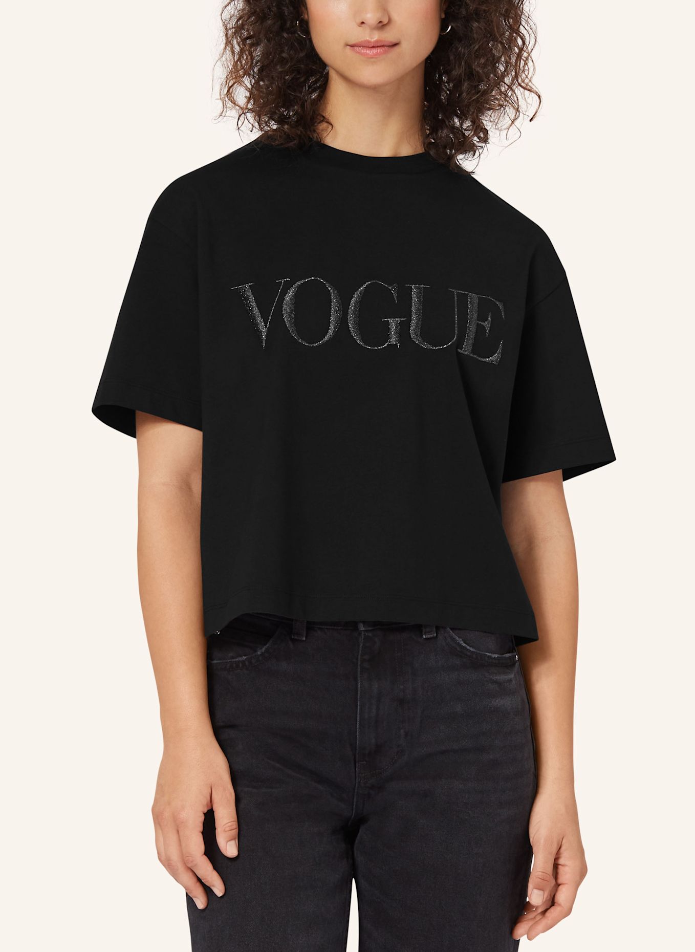 VOGUE COLLECTION T-Shirt, Farbe: SCHWARZ (Bild 3)