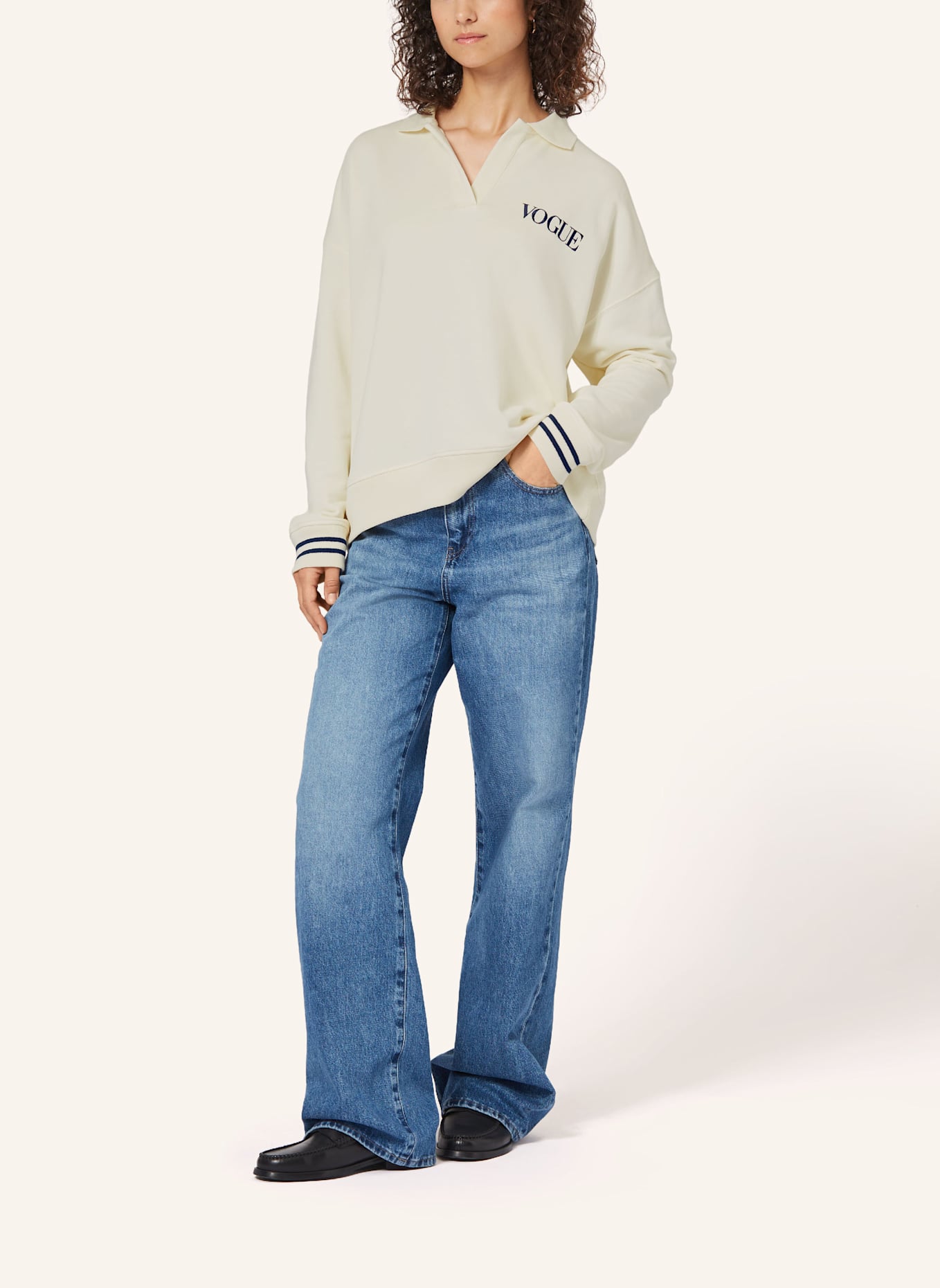 VOGUE COLLECTION Sweatshirt, Farbe: BEIGE (Bild 4)