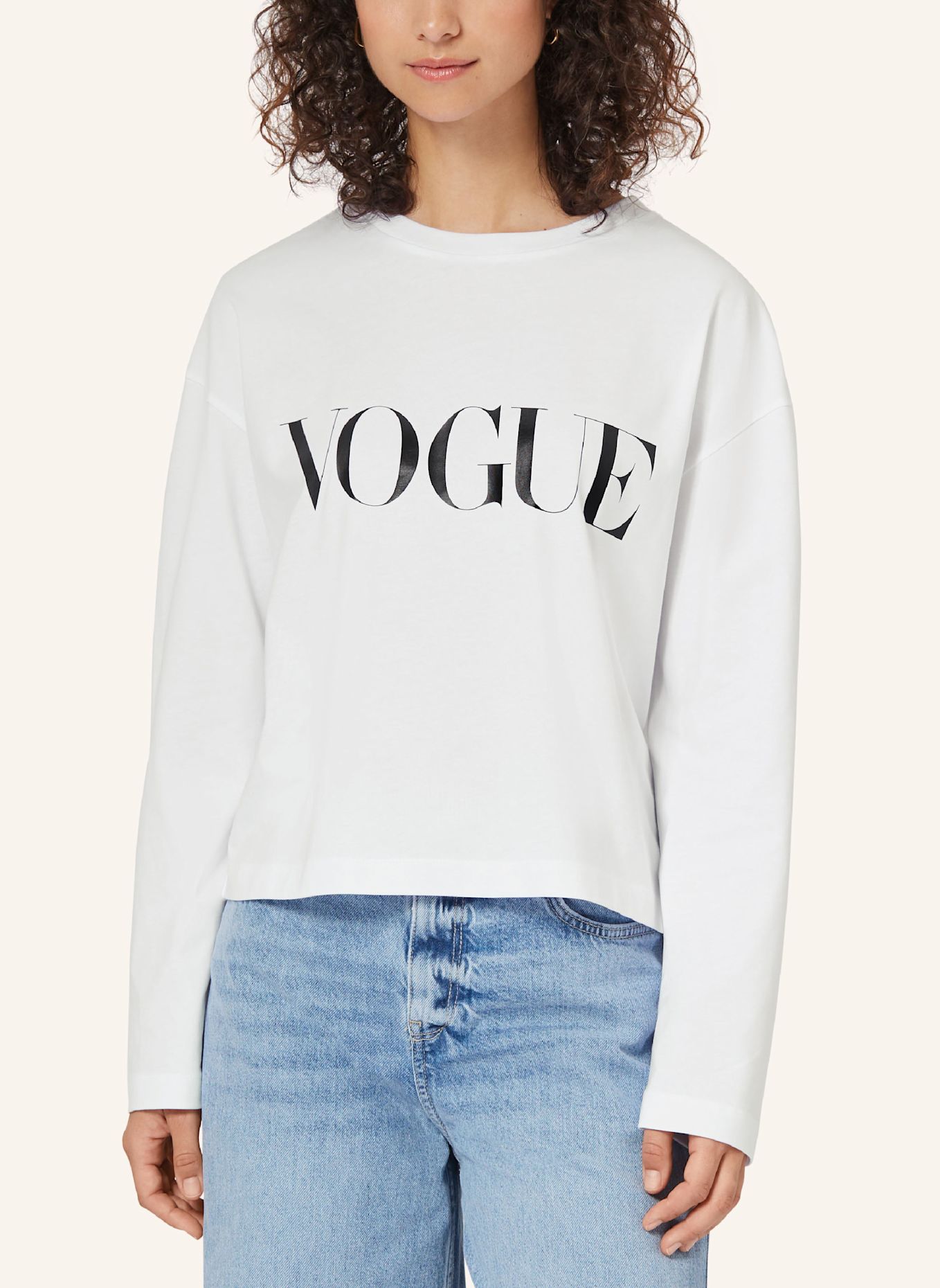 VOGUE COLLECTION Longsleeve, Farbe: WEISS (Bild 3)