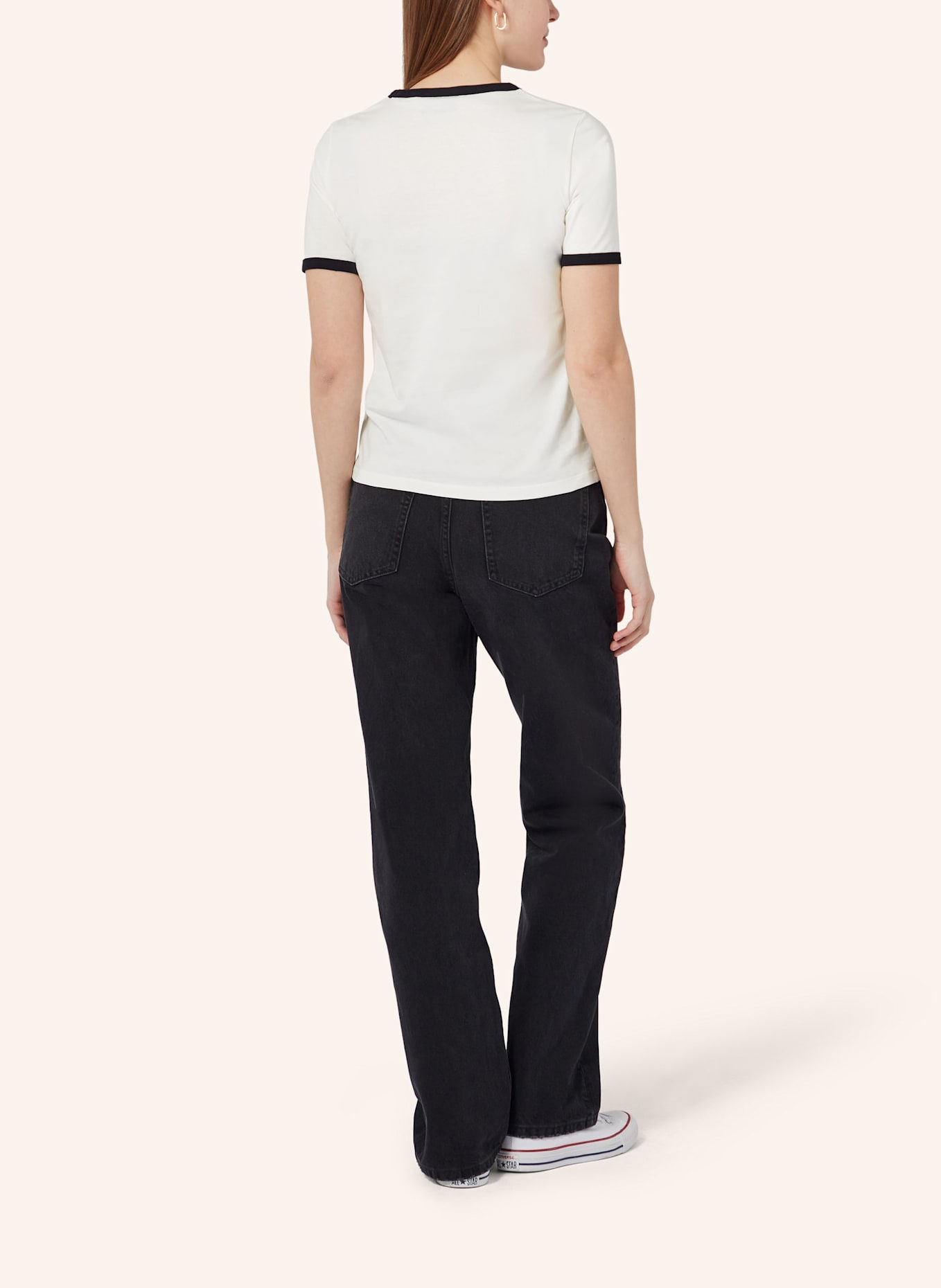 VOGUE COLLECTION T-Shirt: WEISS/ SCHWARZ