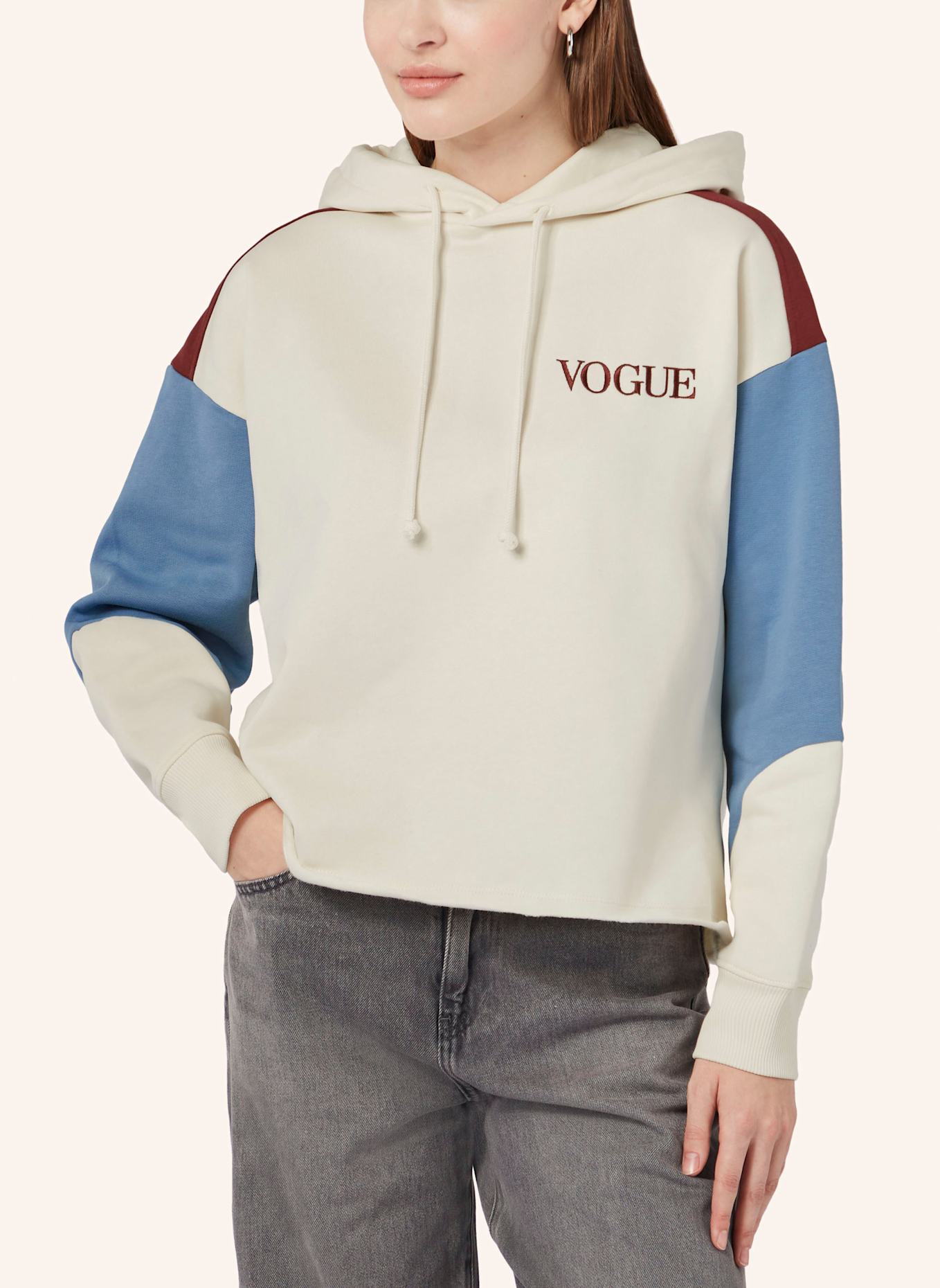 VOGUE COLLECTION Hoodie: BEIGE