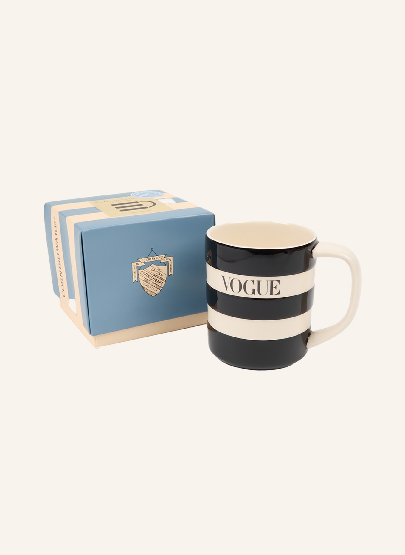 VOGUE COLLECTION Tasse: BEIGE/ SCHWARZ