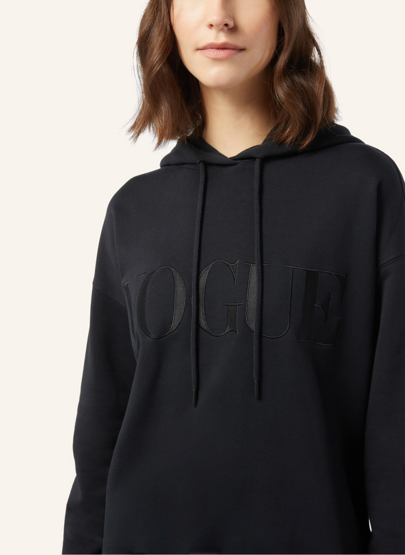 VOGUE COLLECTION Hoodie, Farbe: SCHWARZ (Bild 3)