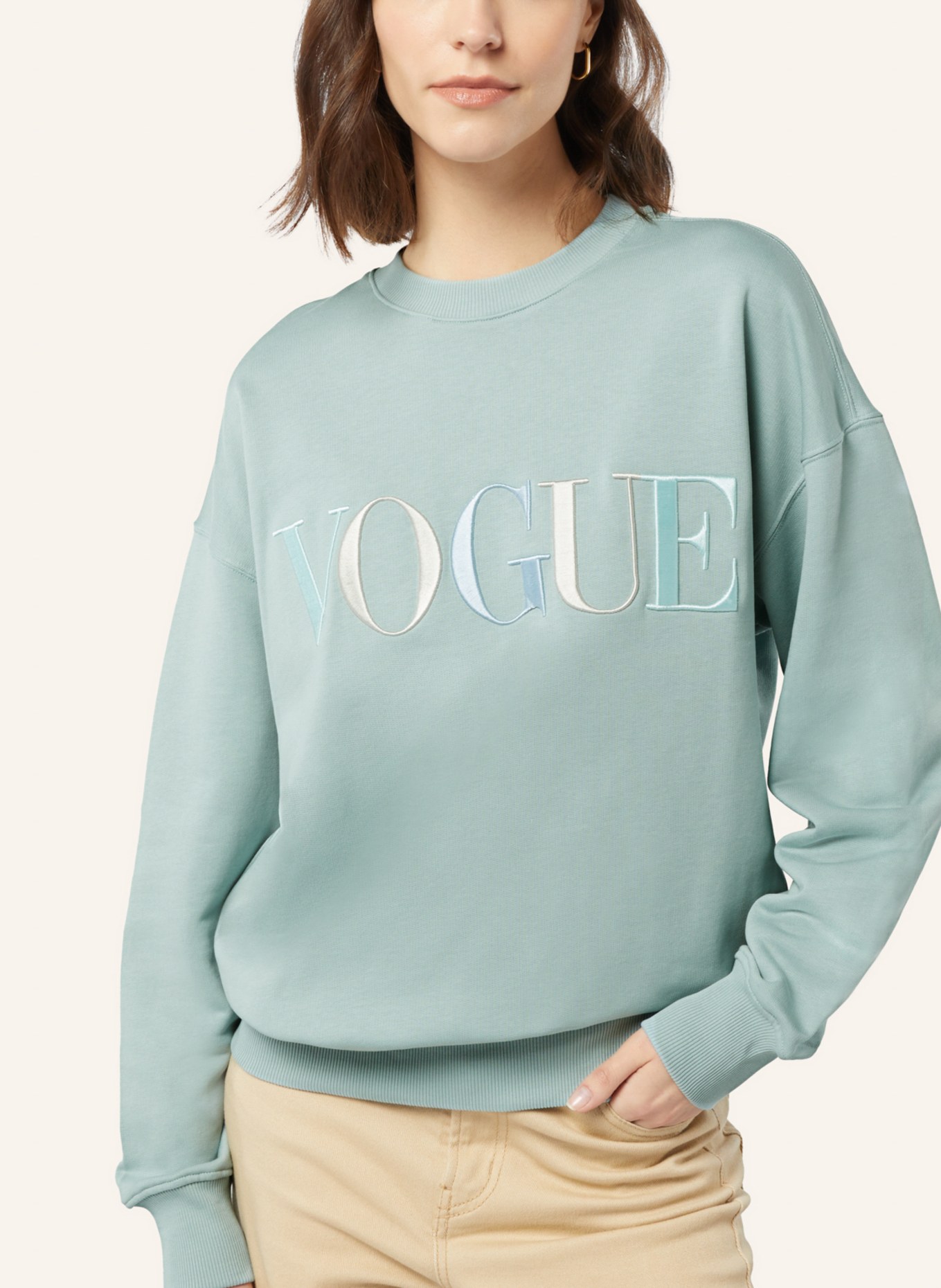 VOGUE COLLECTION Sweatshirt, Farbe: BLAU (Bild 3)