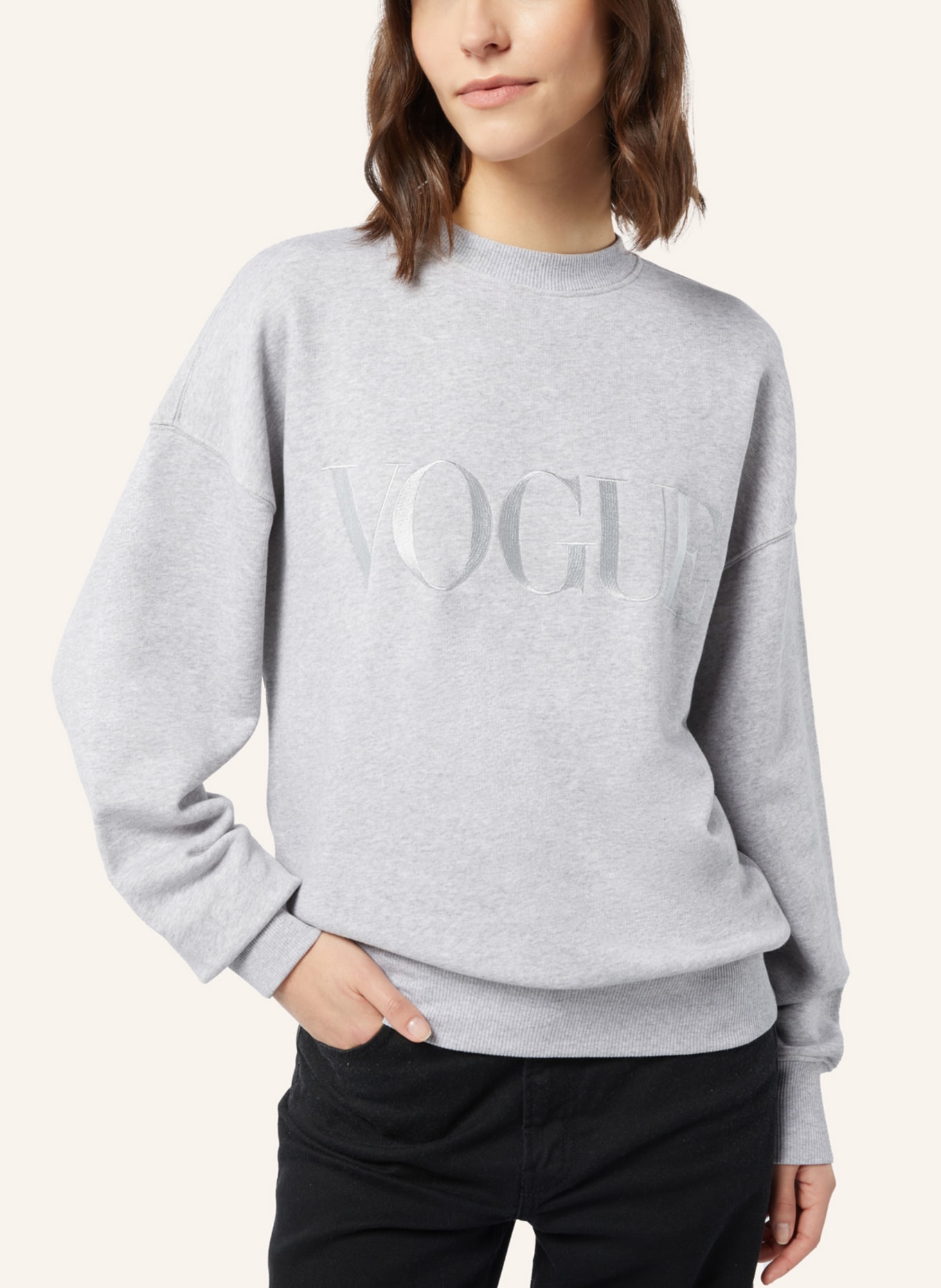 VOGUE COLLECTION Sweatshirt, Farbe: GRAU (Bild 3)