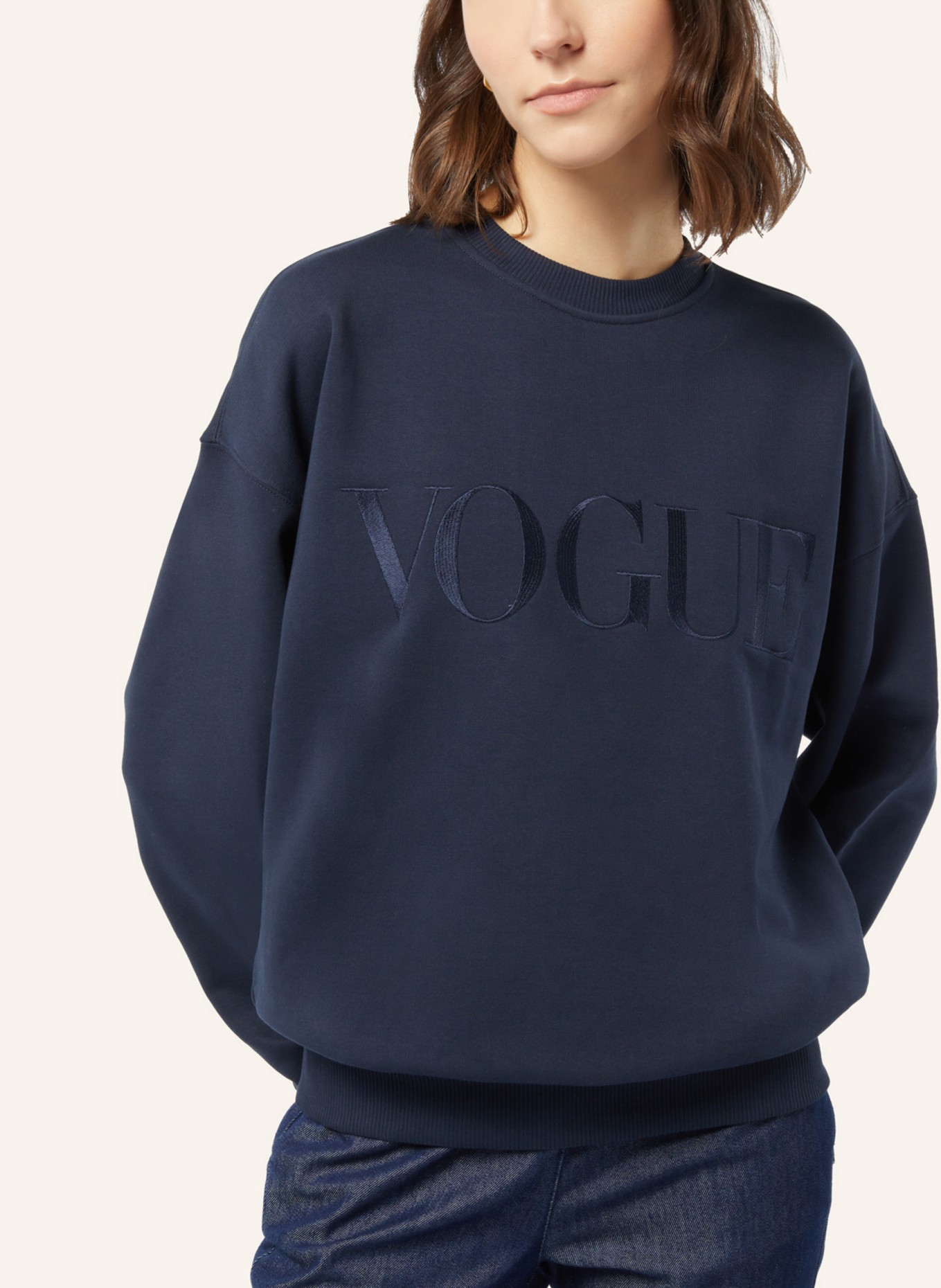 VOGUE COLLECTION Sweatshirt, Farbe: DUNKELBLAU (Bild 3)