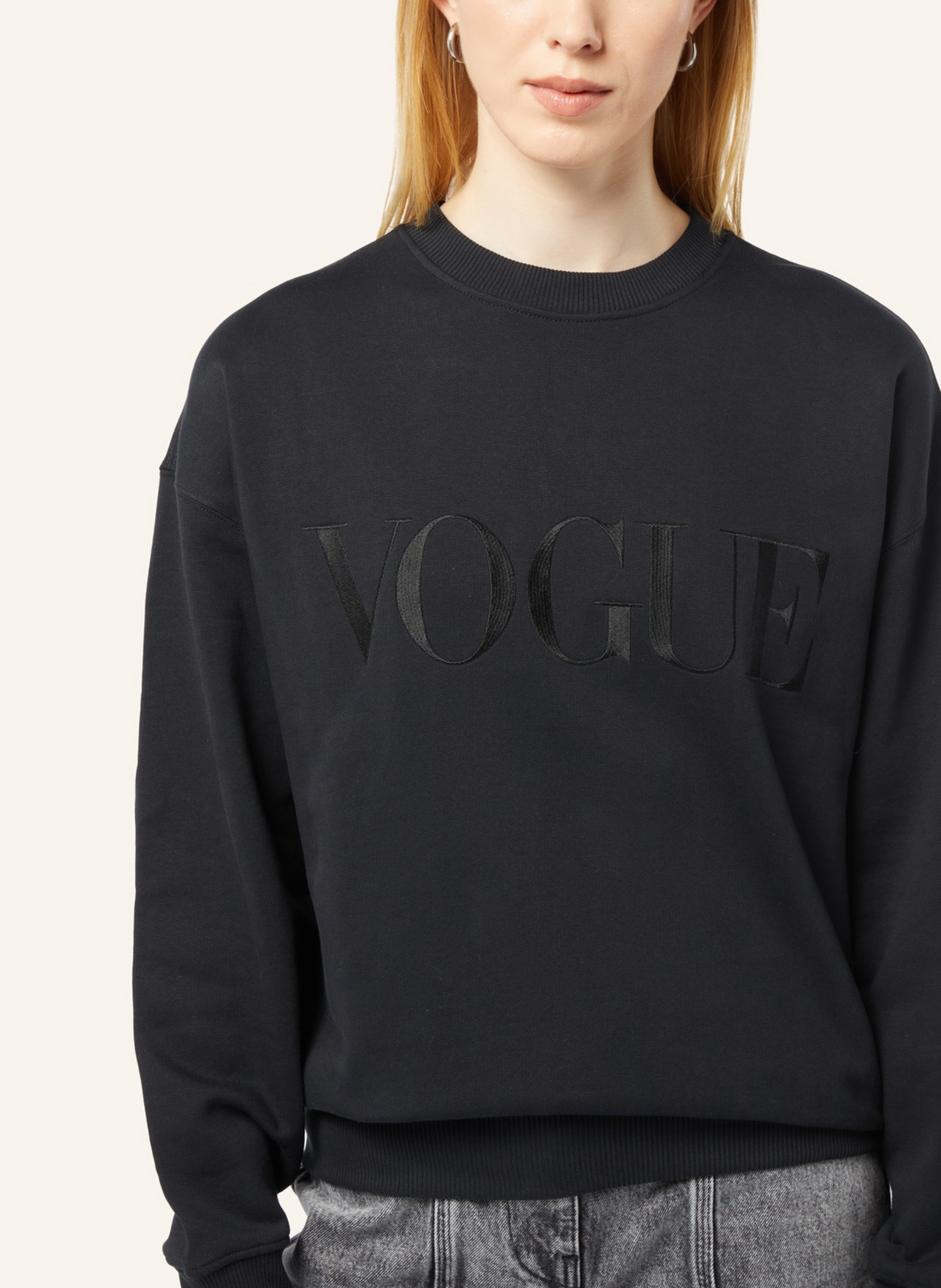 VOGUE COLLECTION Sweatshirt, Farbe: SCHWARZ (Bild 3)