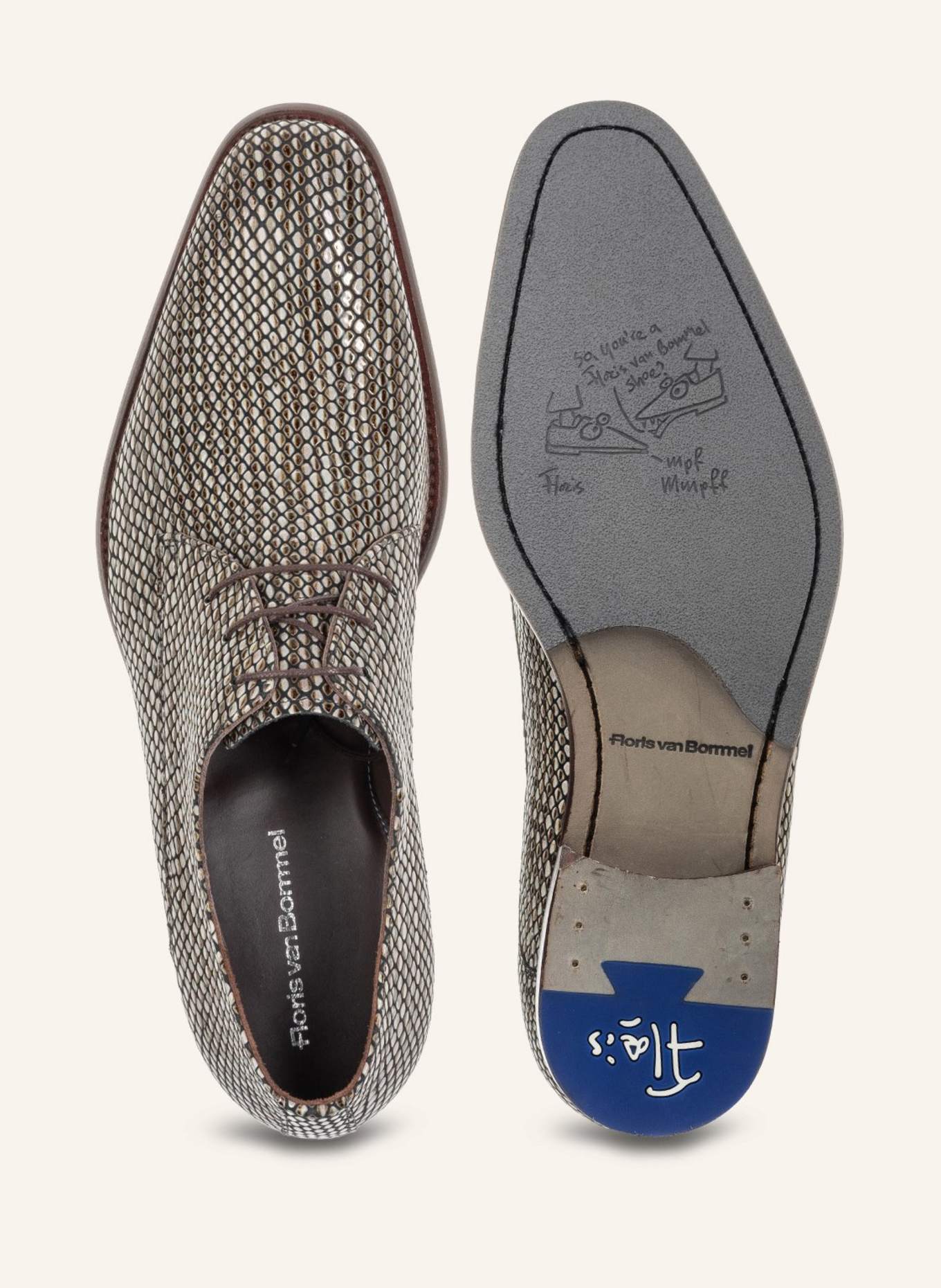 Floris van Bommel Schnürer DE STIJLER 40: GRAU