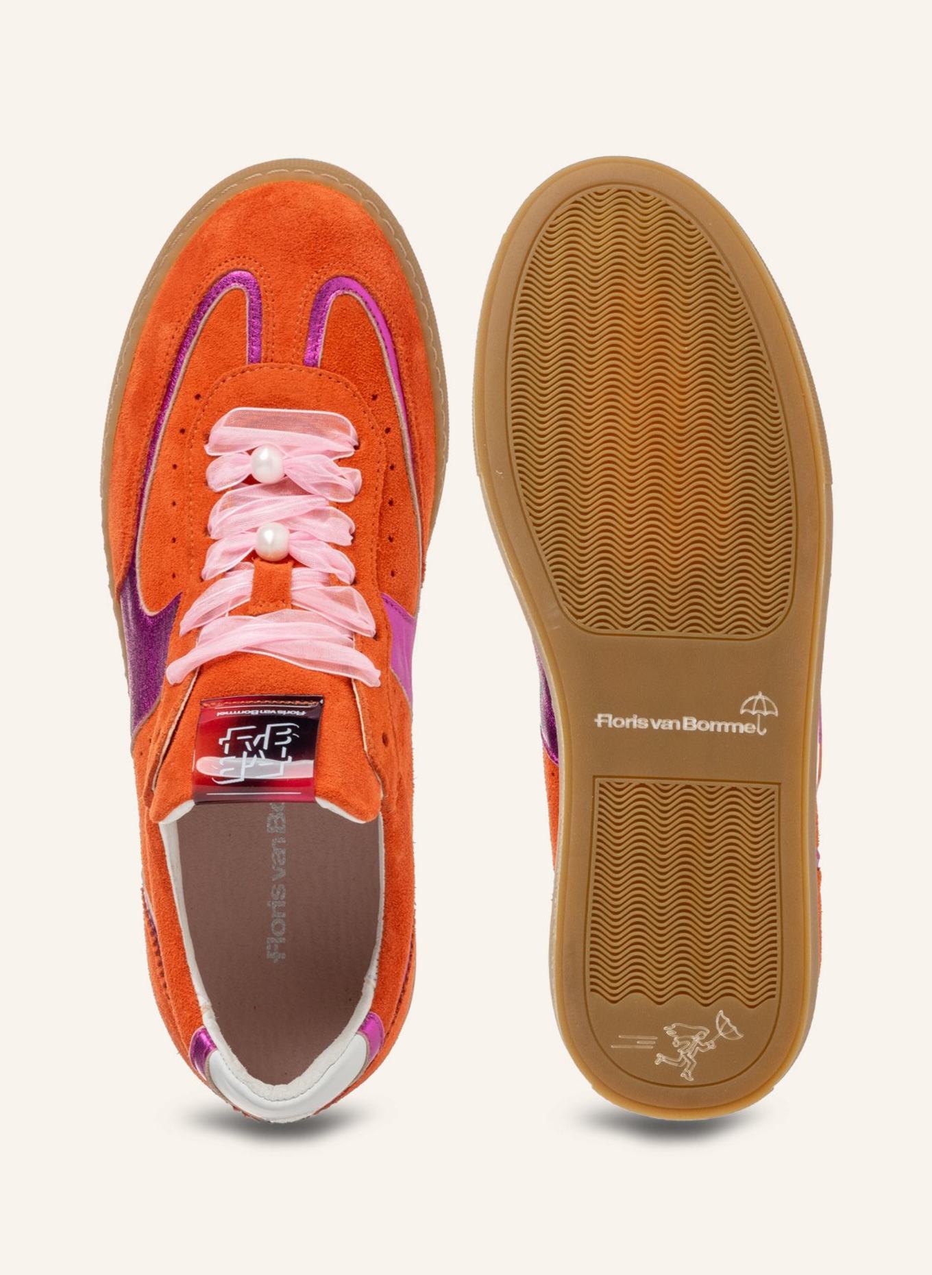Floris van Bommel Sneaker MINNI 04: ORANGE