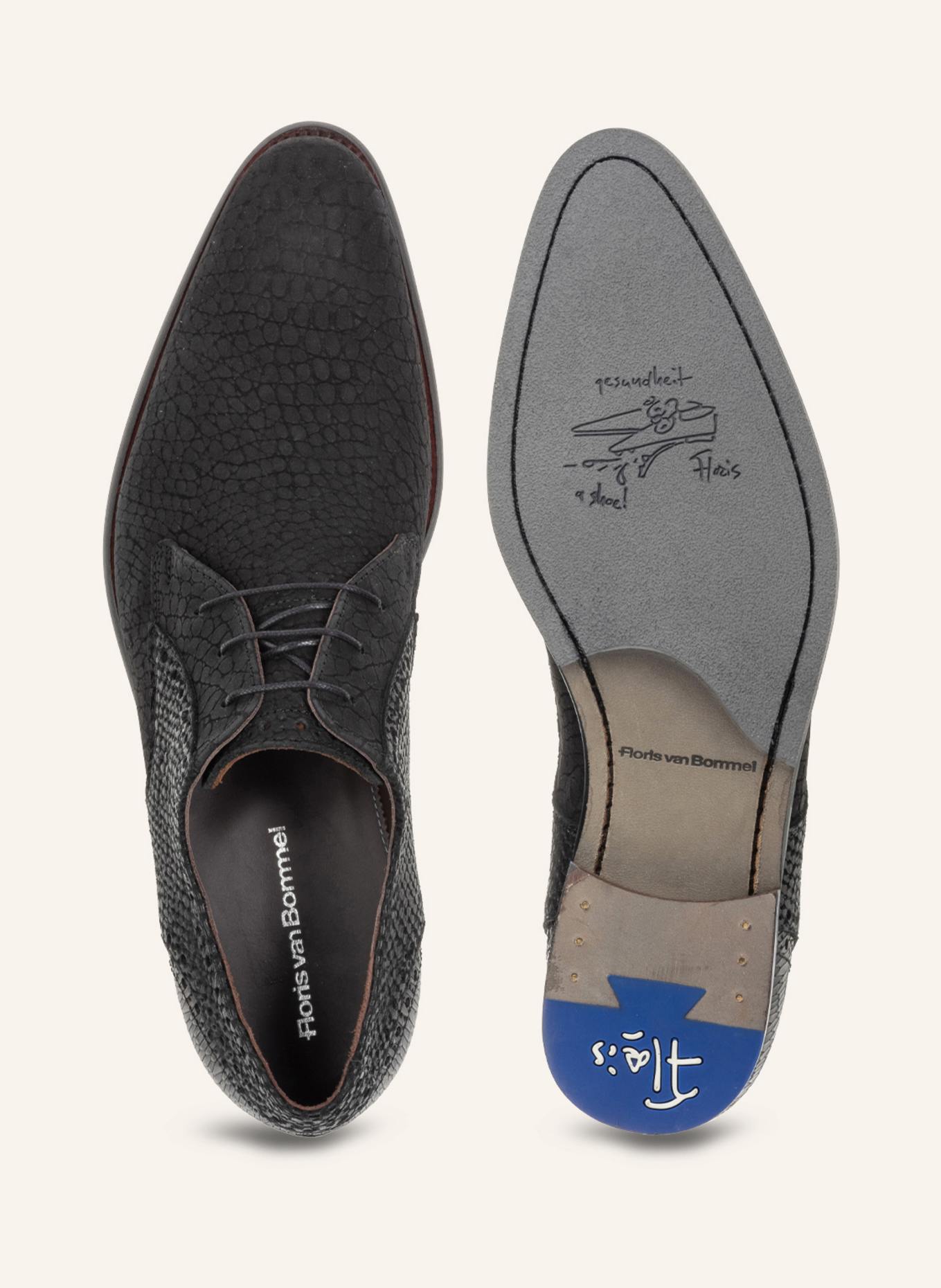 Floris van Bommel Schnürer DE STAPPER 39: SCHWARZ