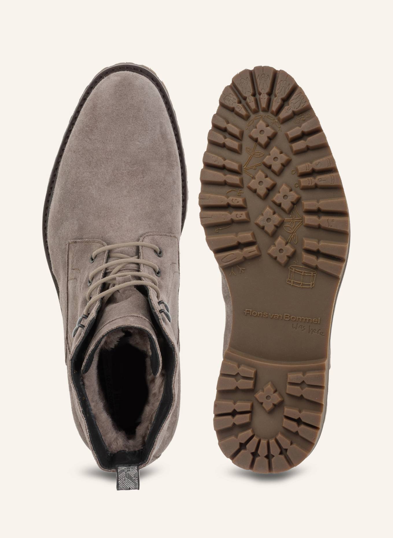 Floris van Bommel Schnürboots STURDI 07: HELLBRAUN