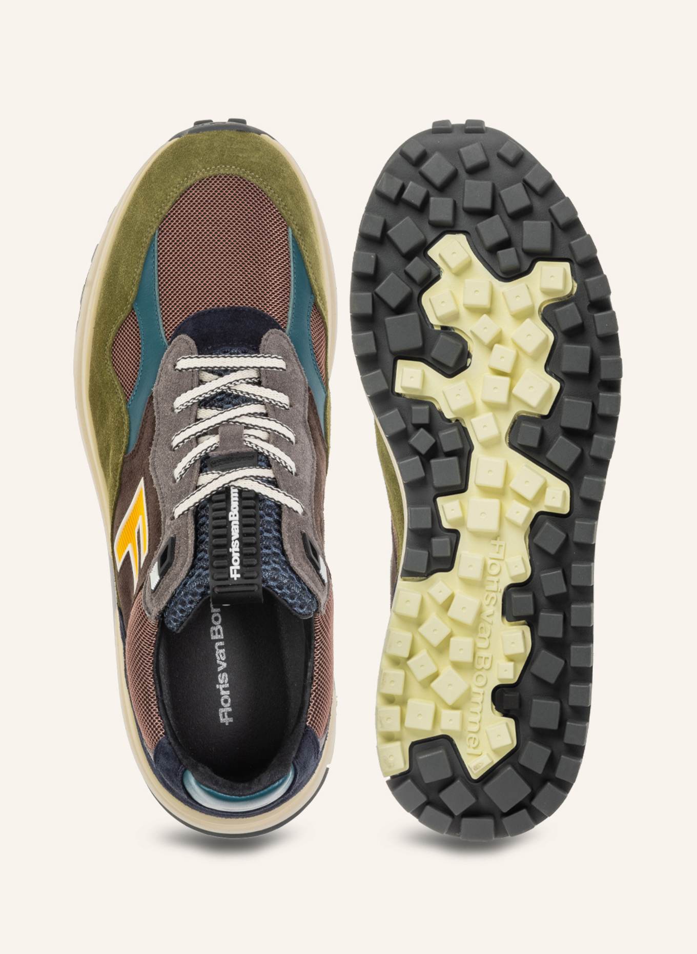 Floris van Bommel Sneaker DE GRIPPER 01: COGNAC