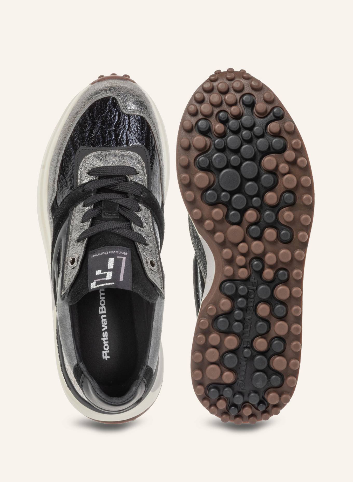 Floris van Bommel Sneaker NOPPI 36: SILBER