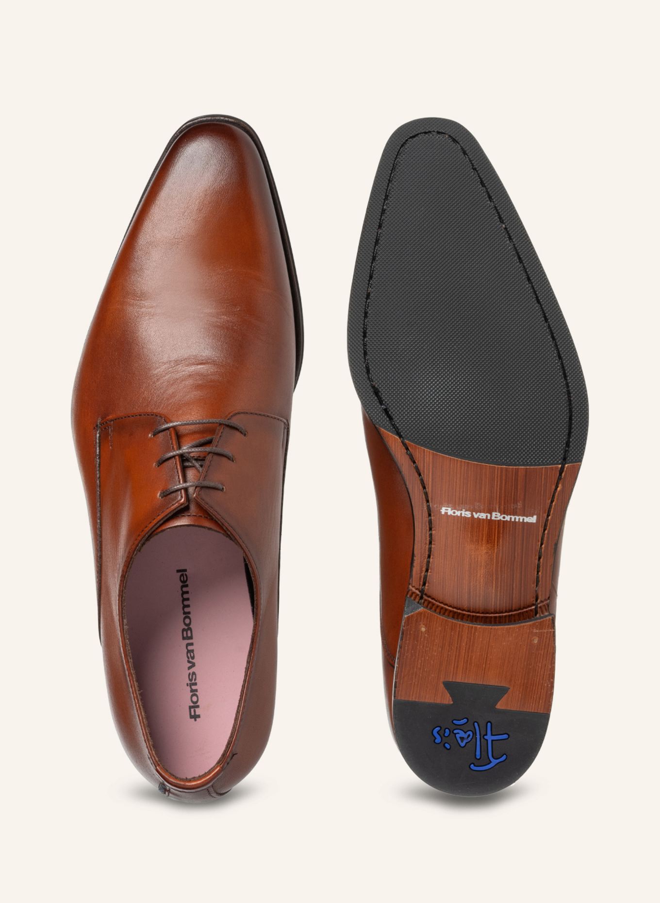 Floris van Bommel Schnürer GILLI 02: COGNAC