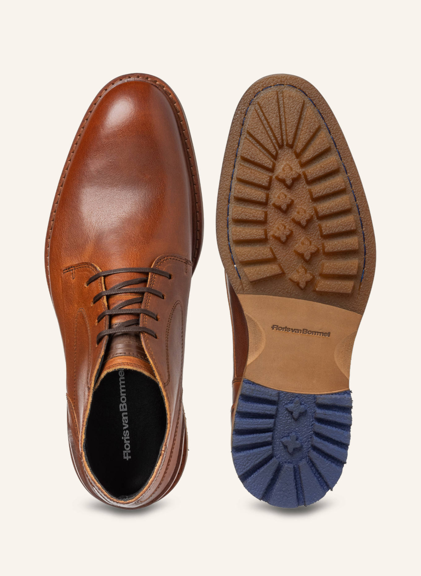 Floris van Bommel Stiefelette CREPI 11: COGNAC