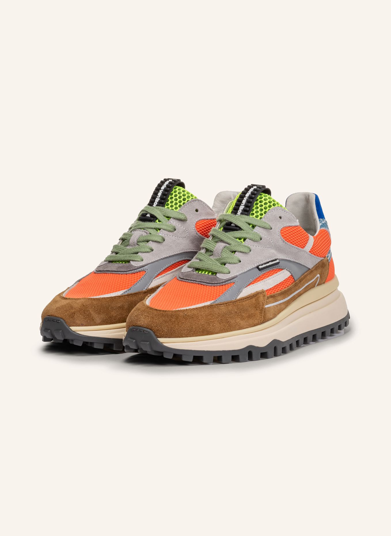Floris van Bommel Sneaker DE GRIPPER 02: ORANGE