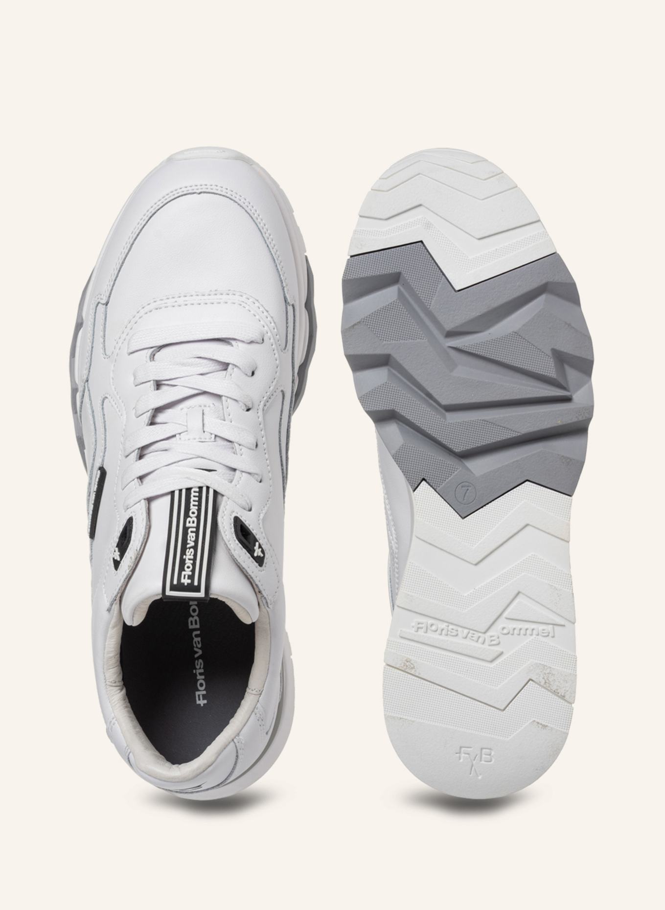 Floris van Bommel Sneaker DE ZAGER 10: WEISS