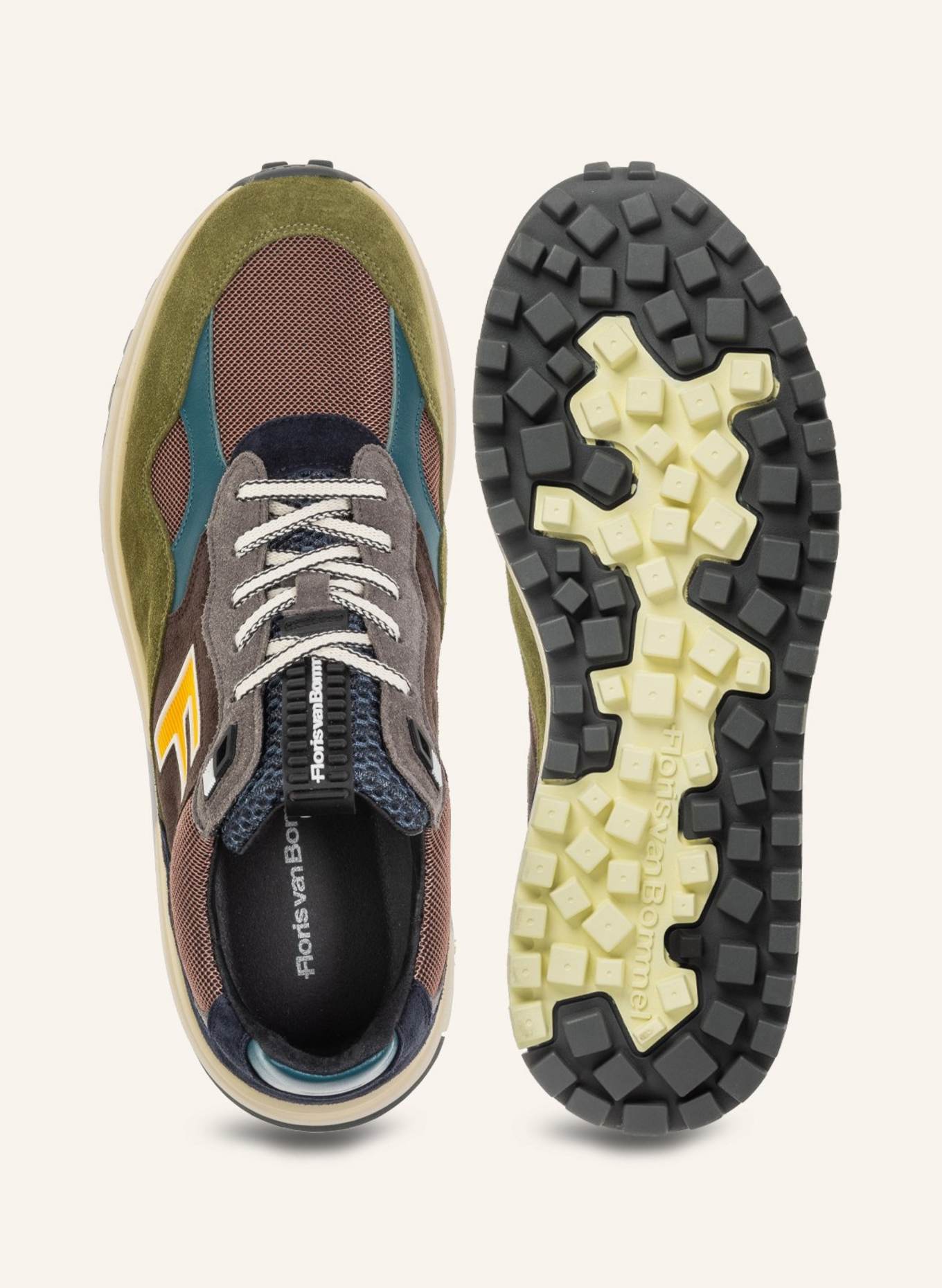 Floris van Bommel Sneaker DE GRIPPER 01: COGNAC