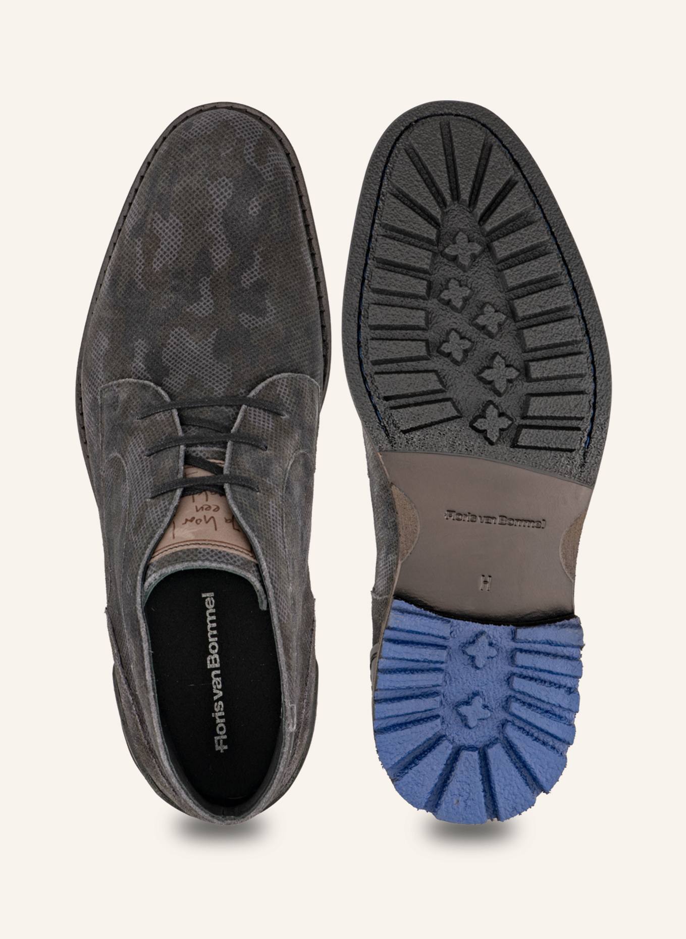 Floris van Bommel Schnürboots CREPI 13: DUNKELGRAU