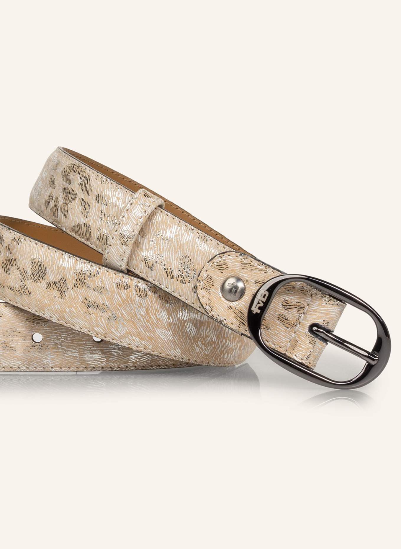 Floris van Bommel Gürtel DE BELTER 41: TAUPE