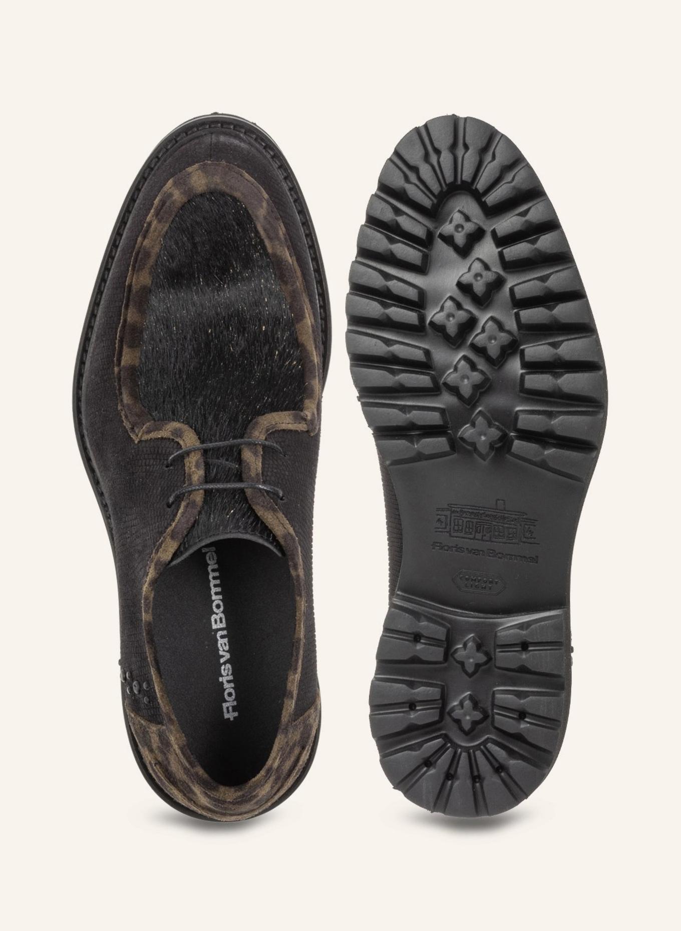 Floris van Bommel Lace shoe SELSI 04: SCHWARZ